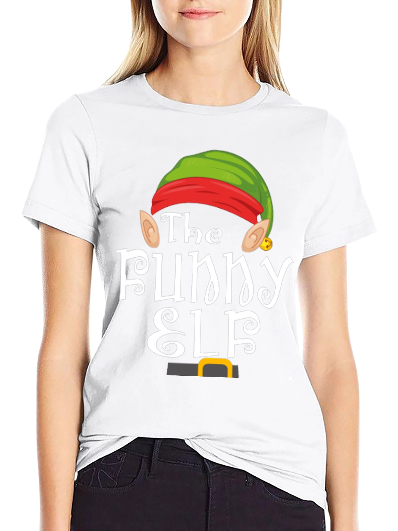 Funny Elf T-Shirt Holiday Apparel