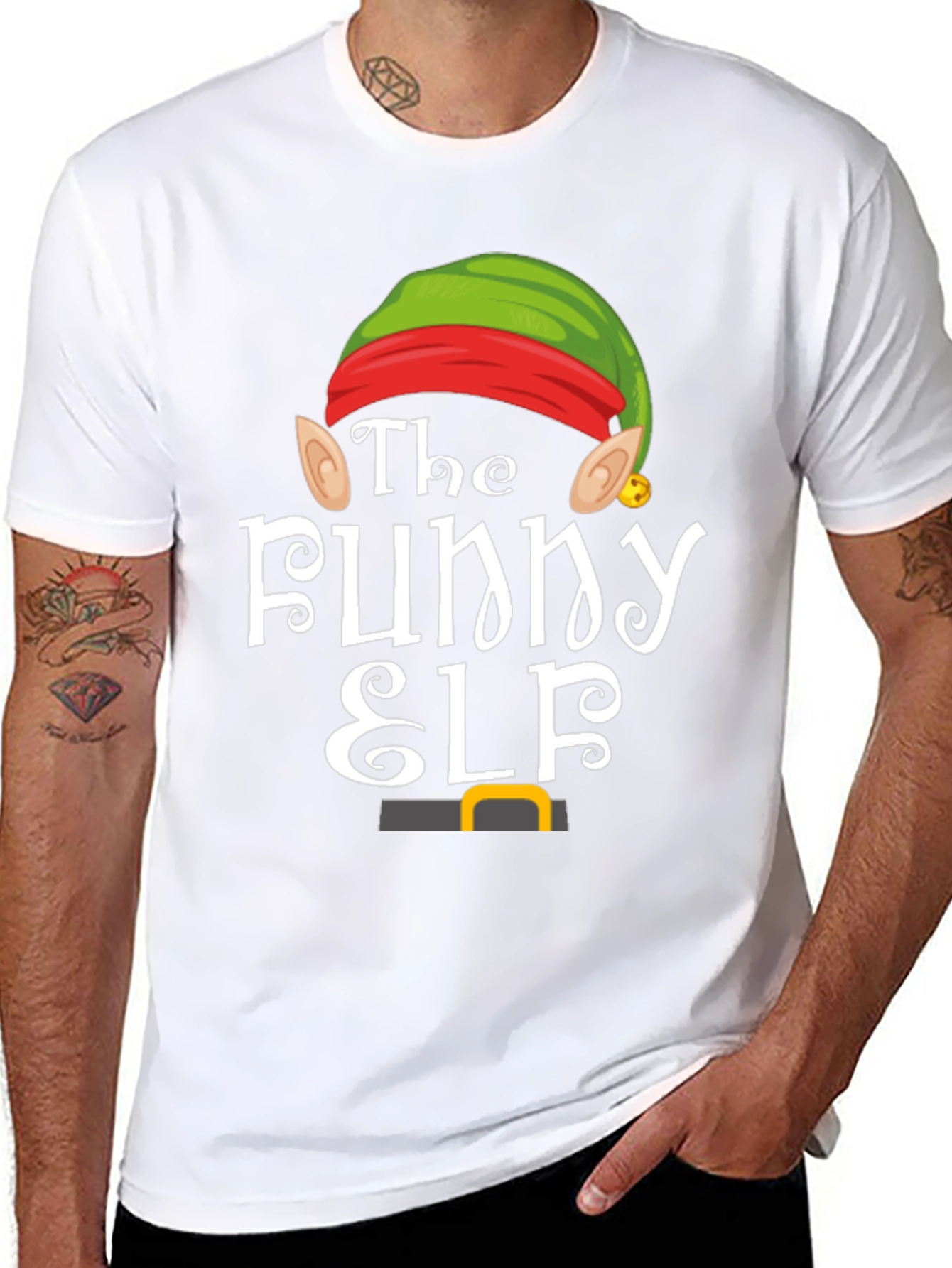 Funny Elf T-Shirt Holiday Apparel