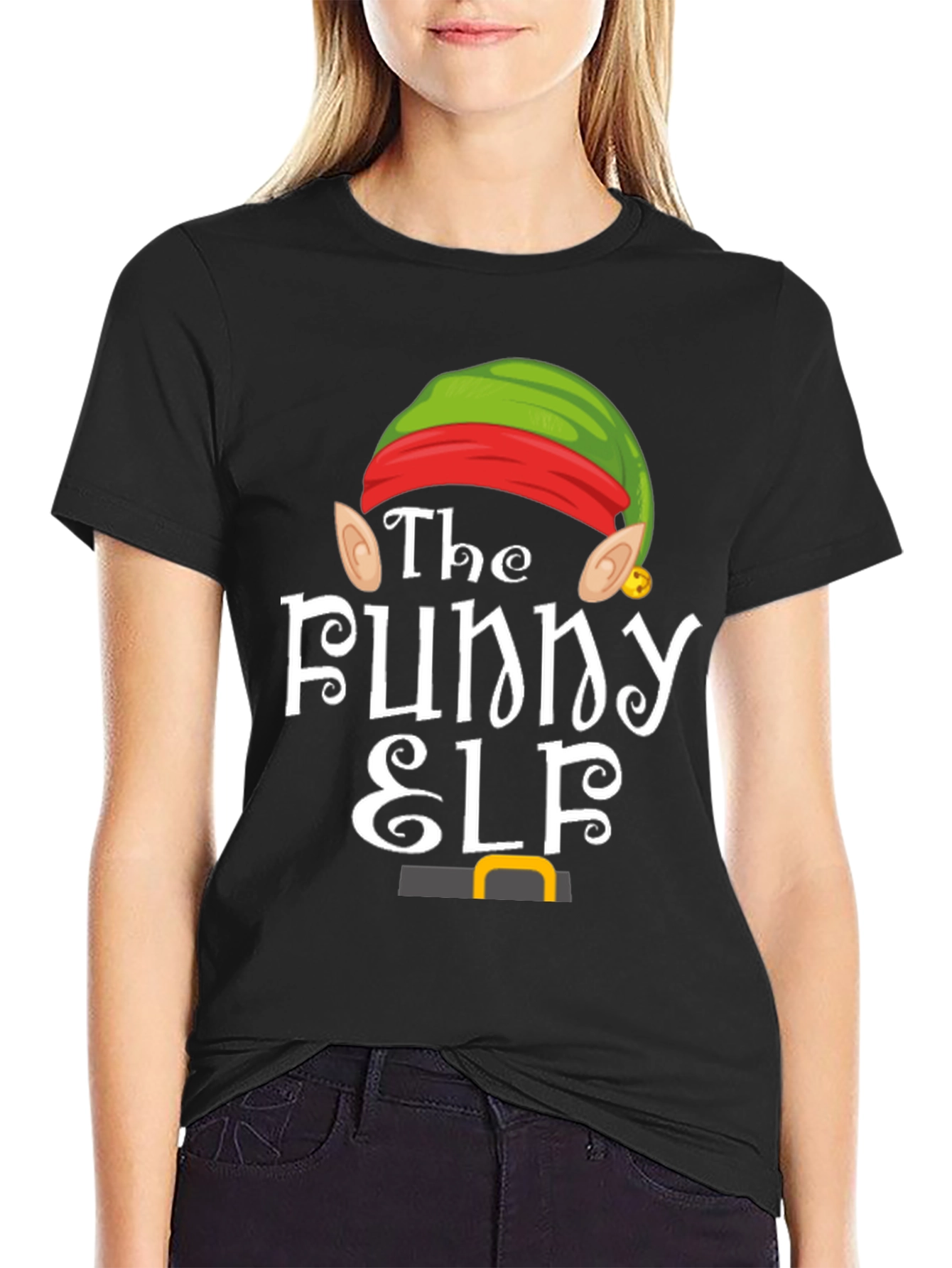 Funny Elf T-Shirt Holiday Apparel