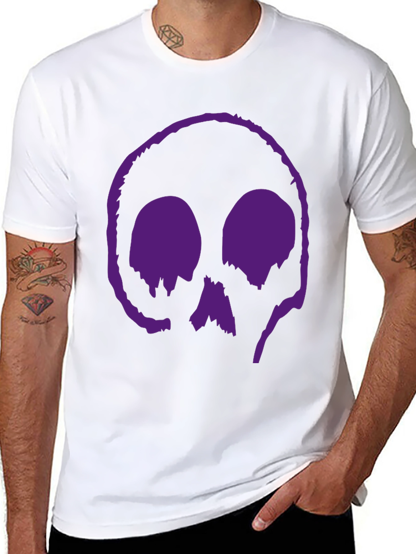 Skull Graphic T-Shirt - Edgy Dark Design