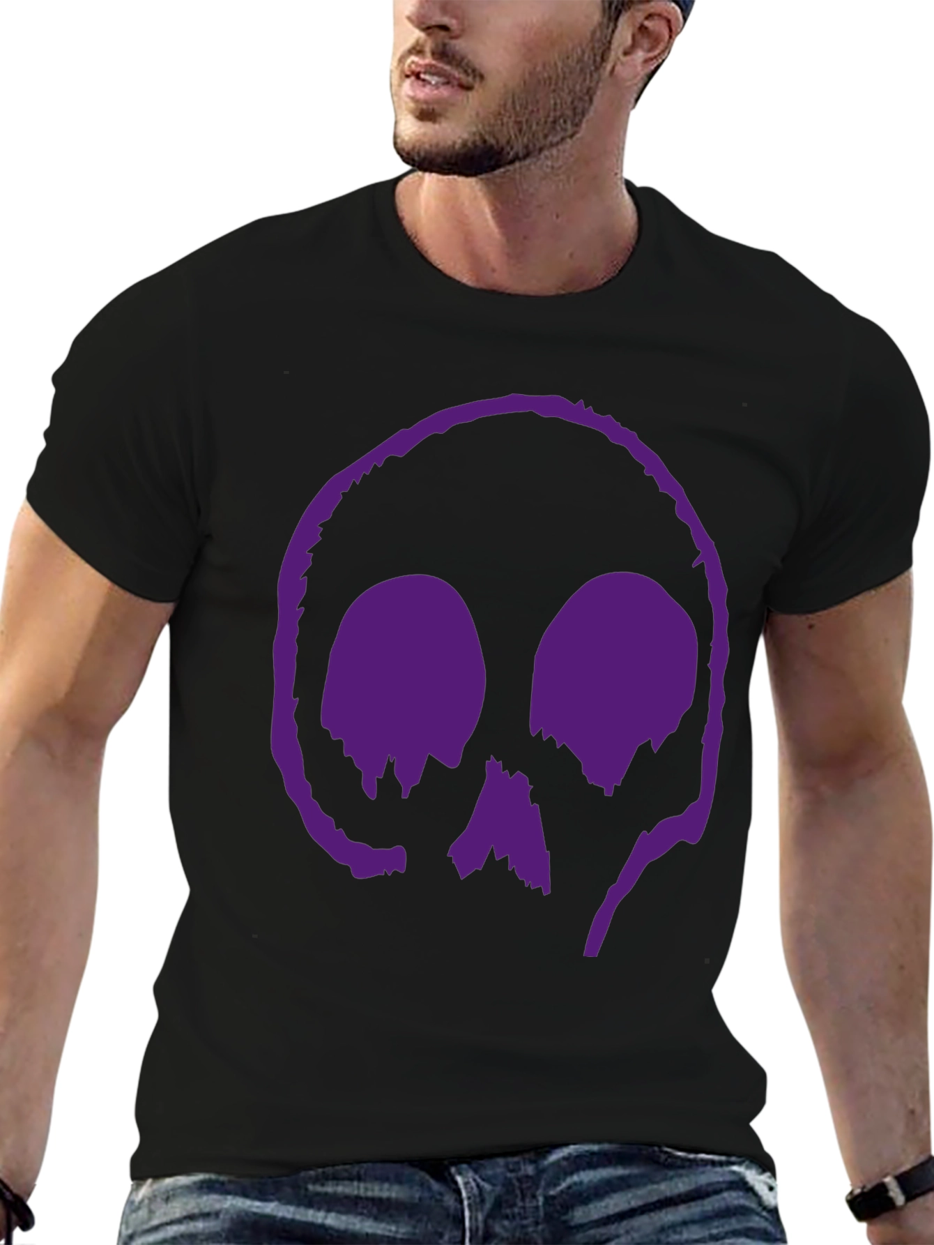 Skull Graphic T-Shirt - Edgy Dark Design
