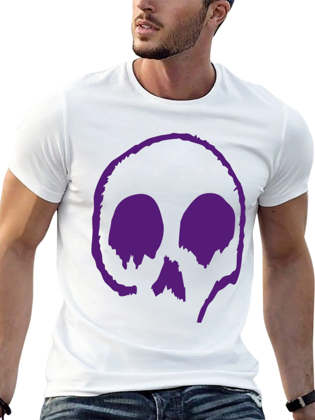 Skull Graphic T-Shirt - Edgy Dark Design