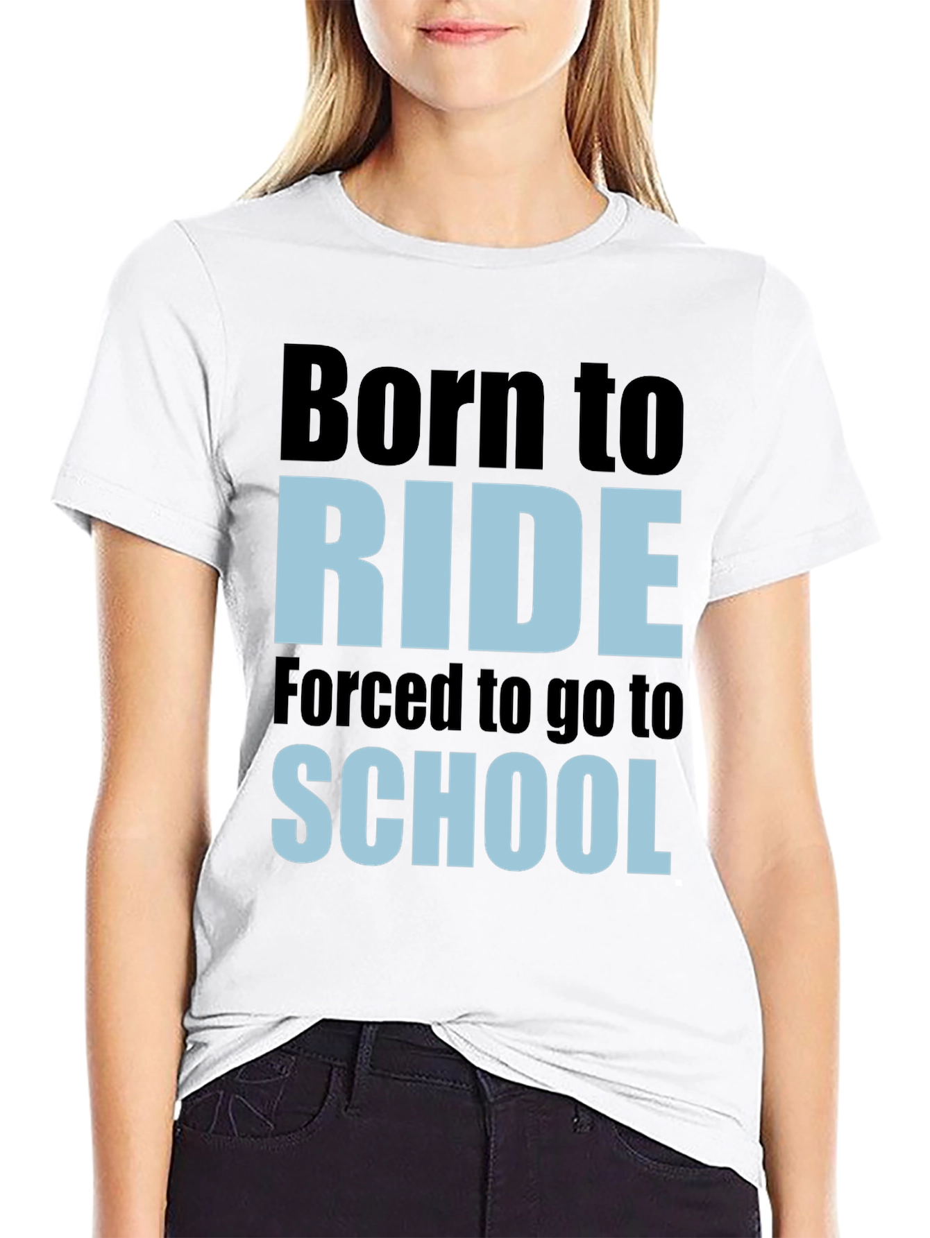 Born To Ride School T-Shirt