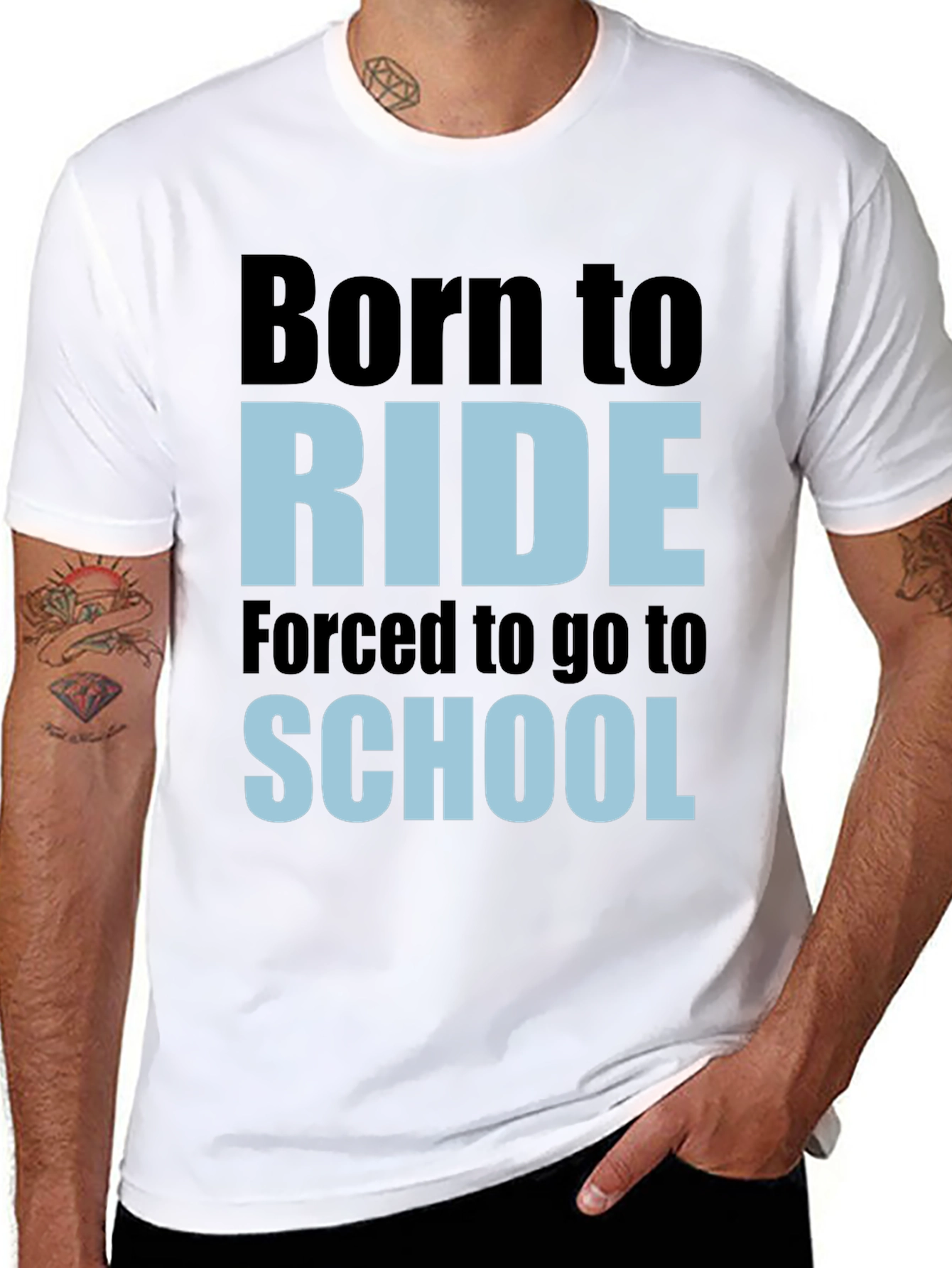 Born To Ride School T-Shirt