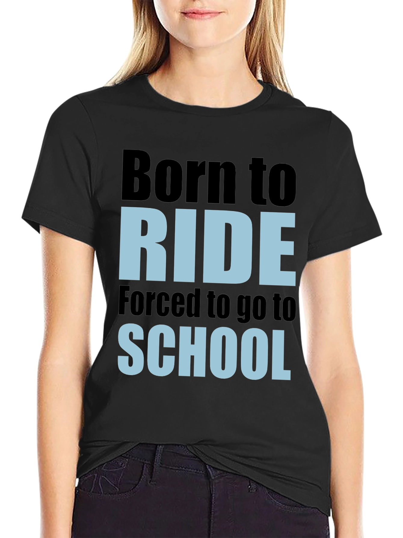 Born To Ride School T-Shirt