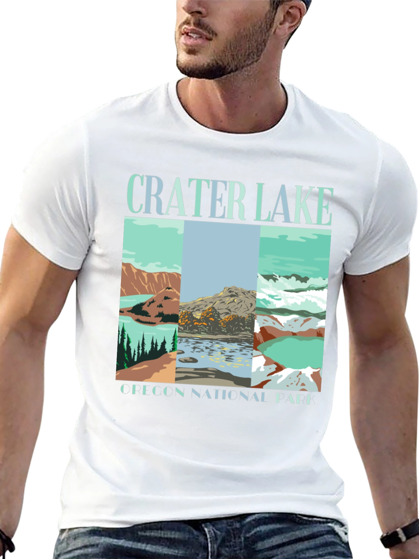 Crater Lake National Park Graphic T-Shirt