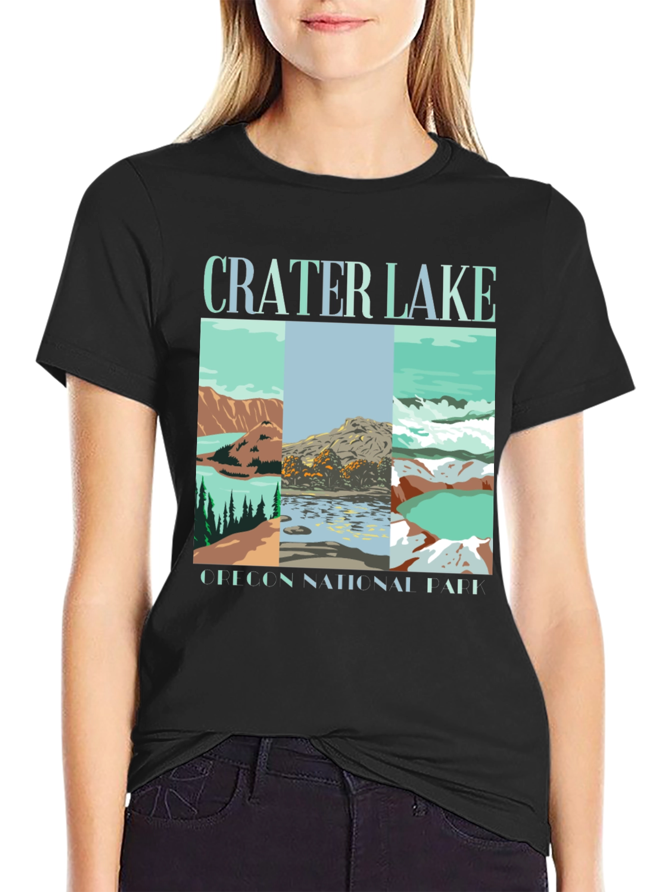 Crater Lake National Park Graphic T-Shirt