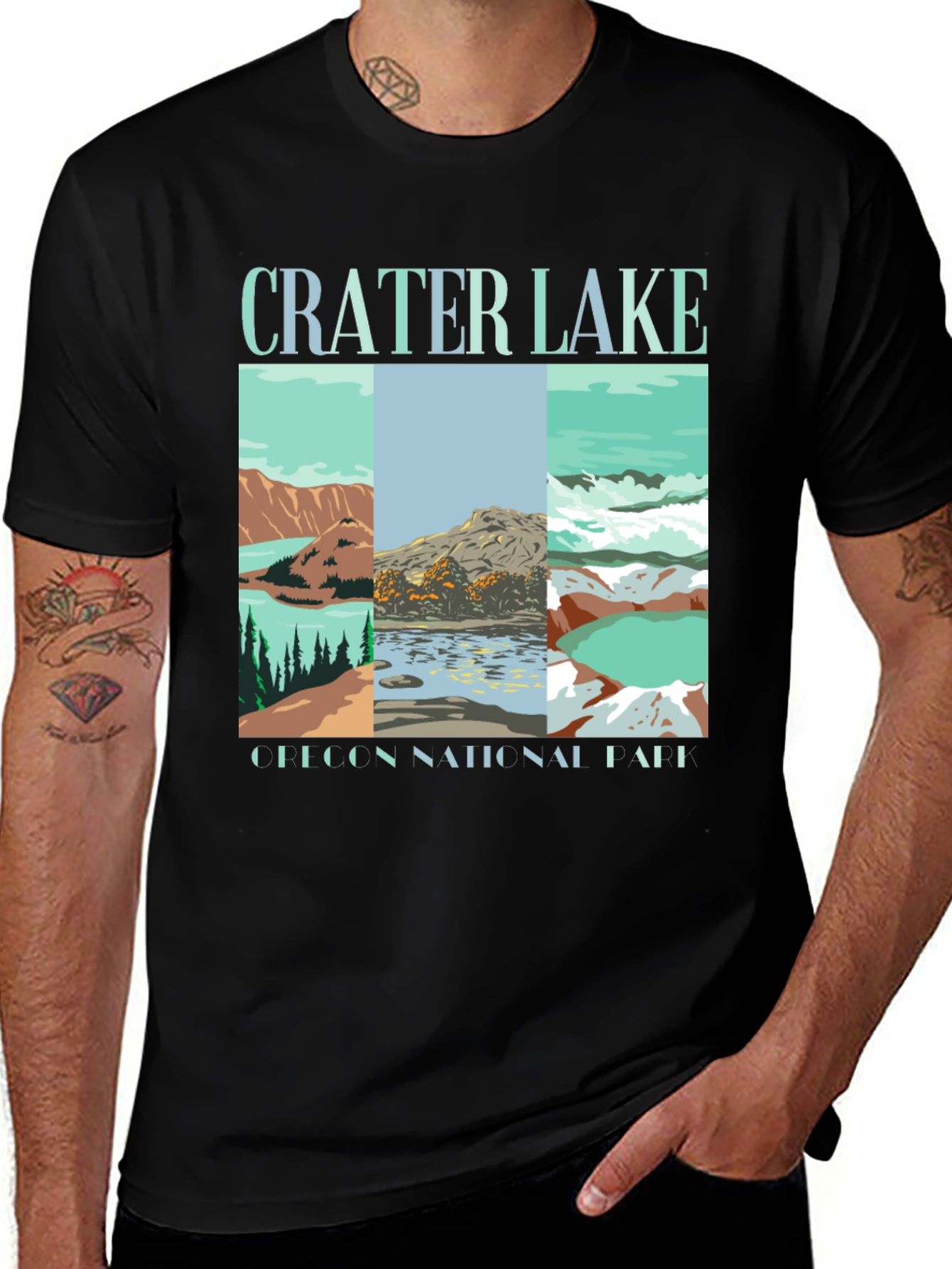 Crater Lake National Park Graphic T-Shirt