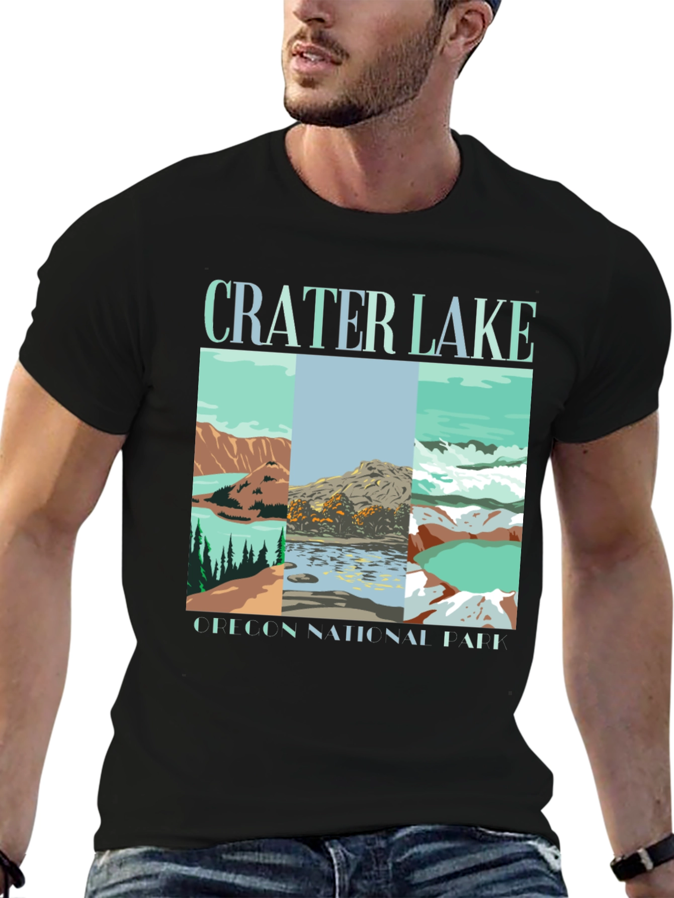 Crater Lake National Park Graphic T-Shirt