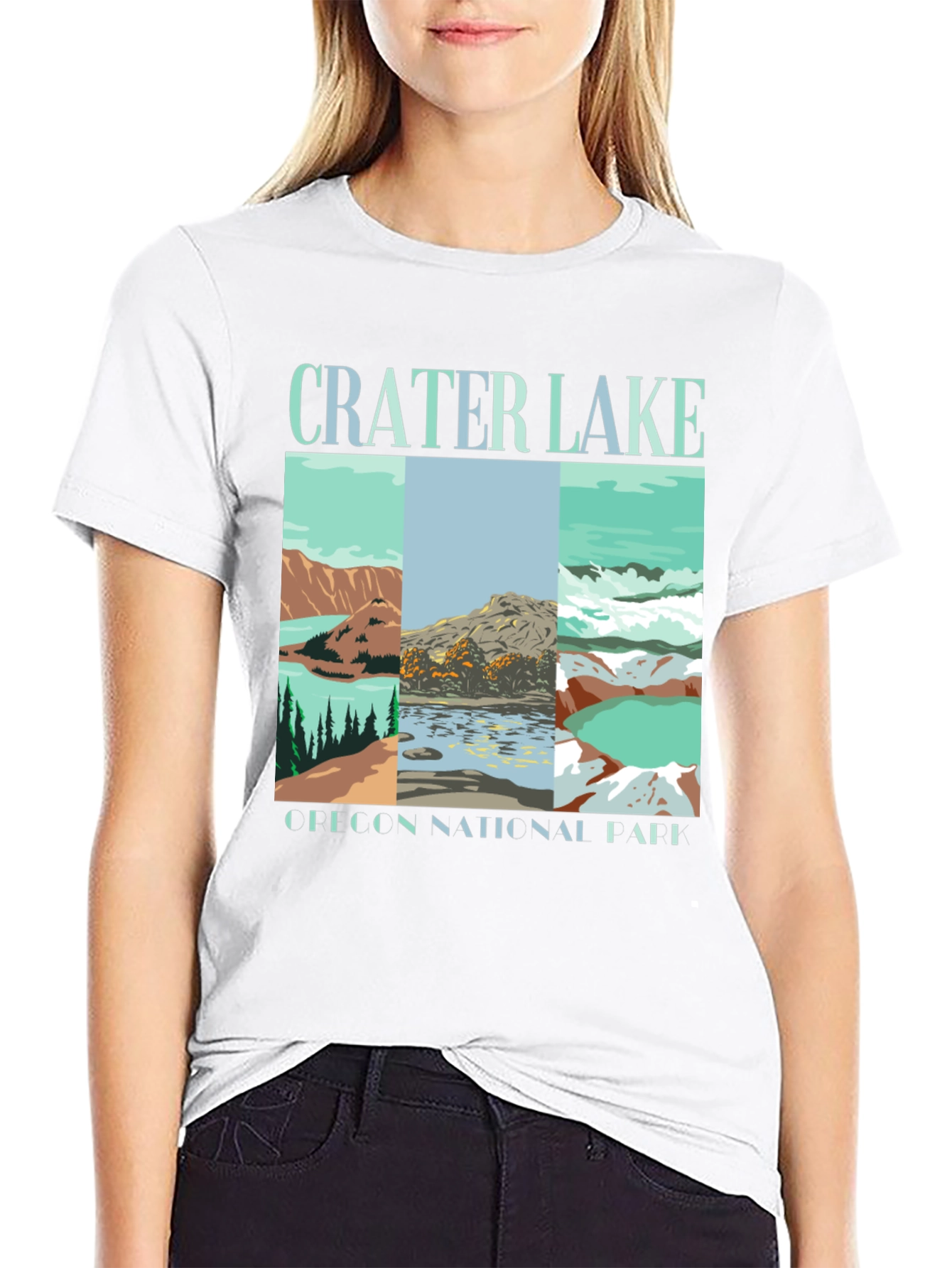 Crater Lake National Park Graphic T-Shirt