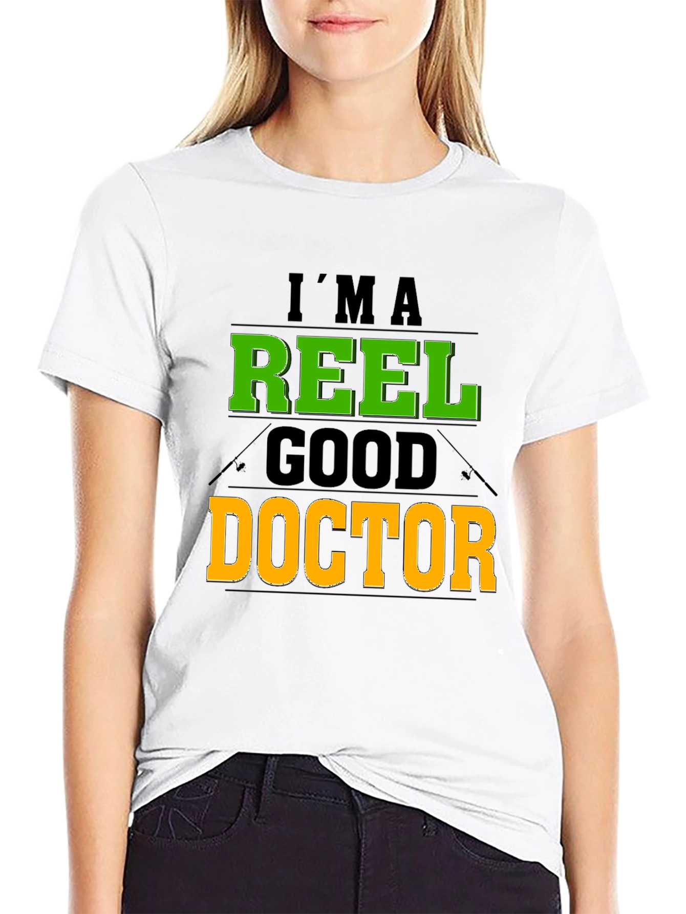 Reel Good Doctor T-Shirt Fishing Lover Graphic Tee