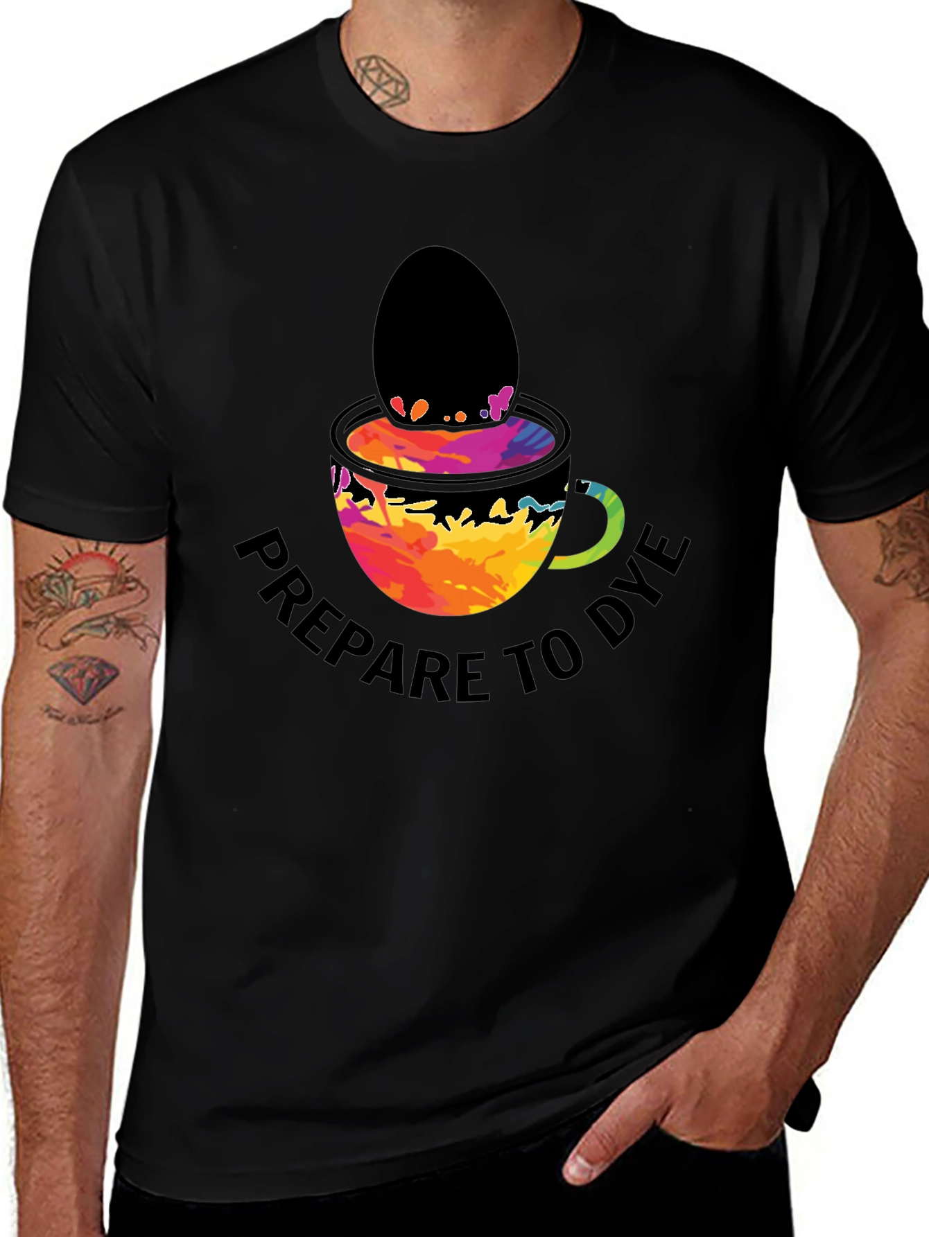 Prepare to Dye T-Shirt: Easter Egg Dyeing Fun!