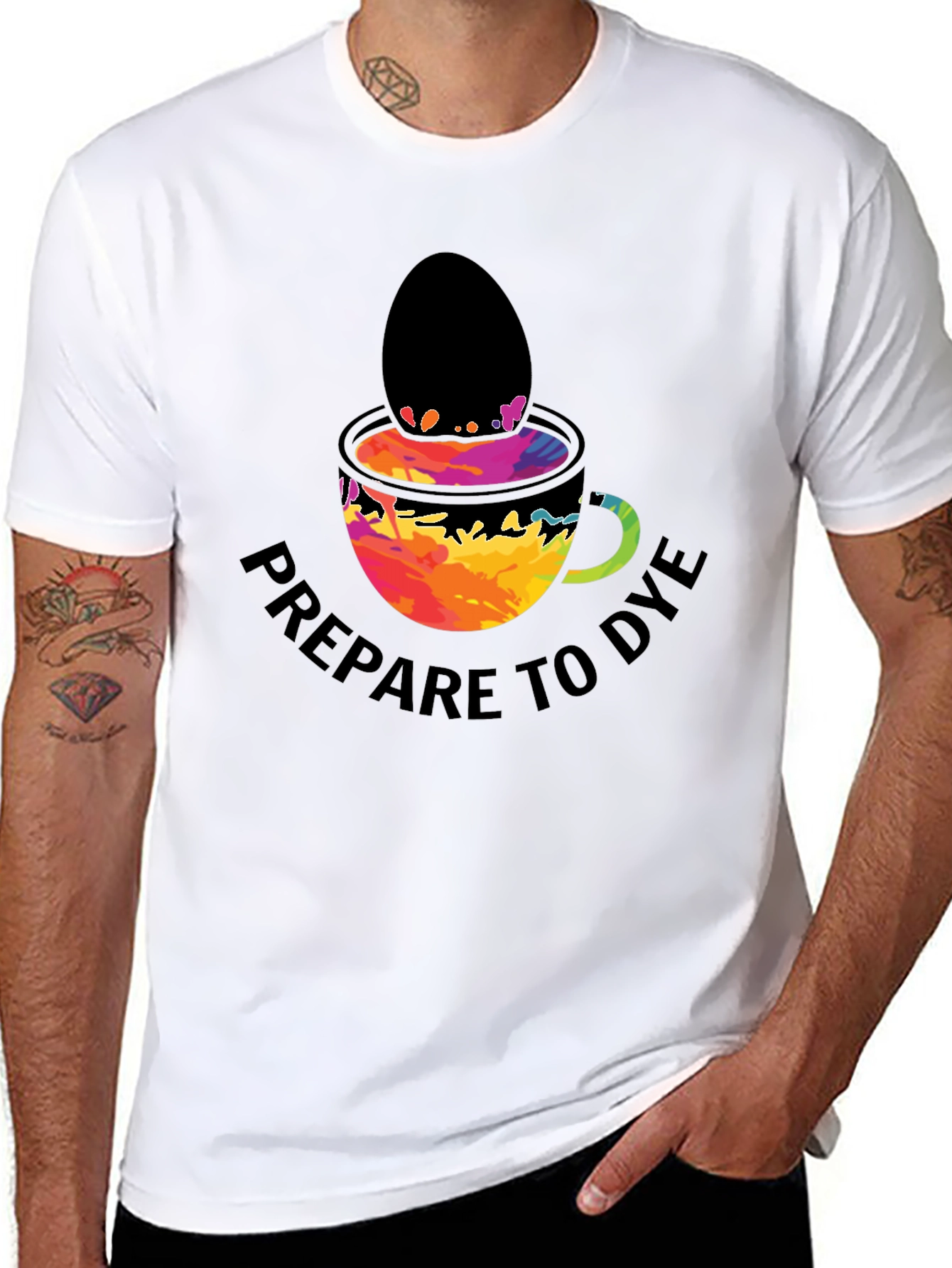 Prepare to Dye T-Shirt: Easter Egg Dyeing Fun!