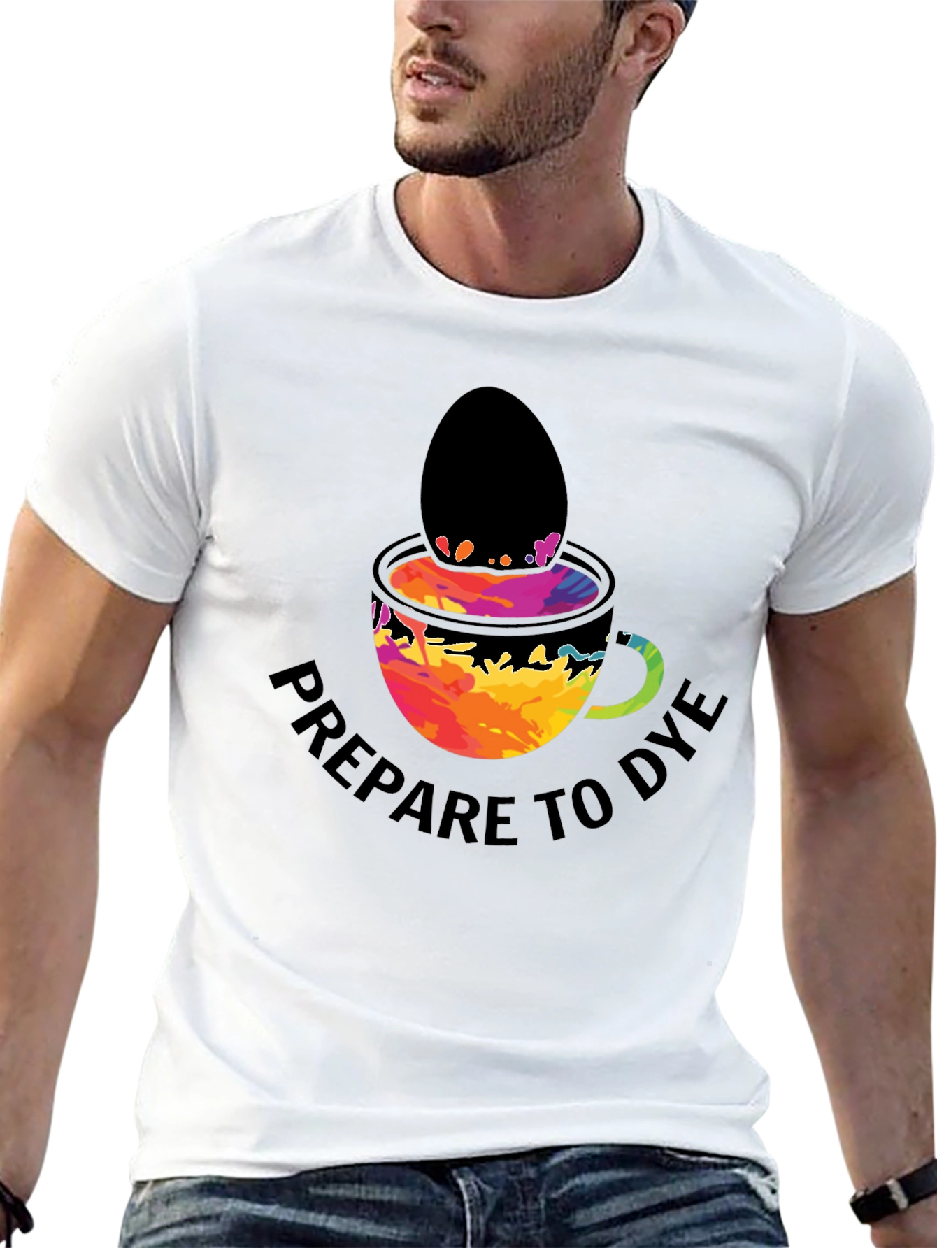 Prepare to Dye T-Shirt: Easter Egg Dyeing Fun!