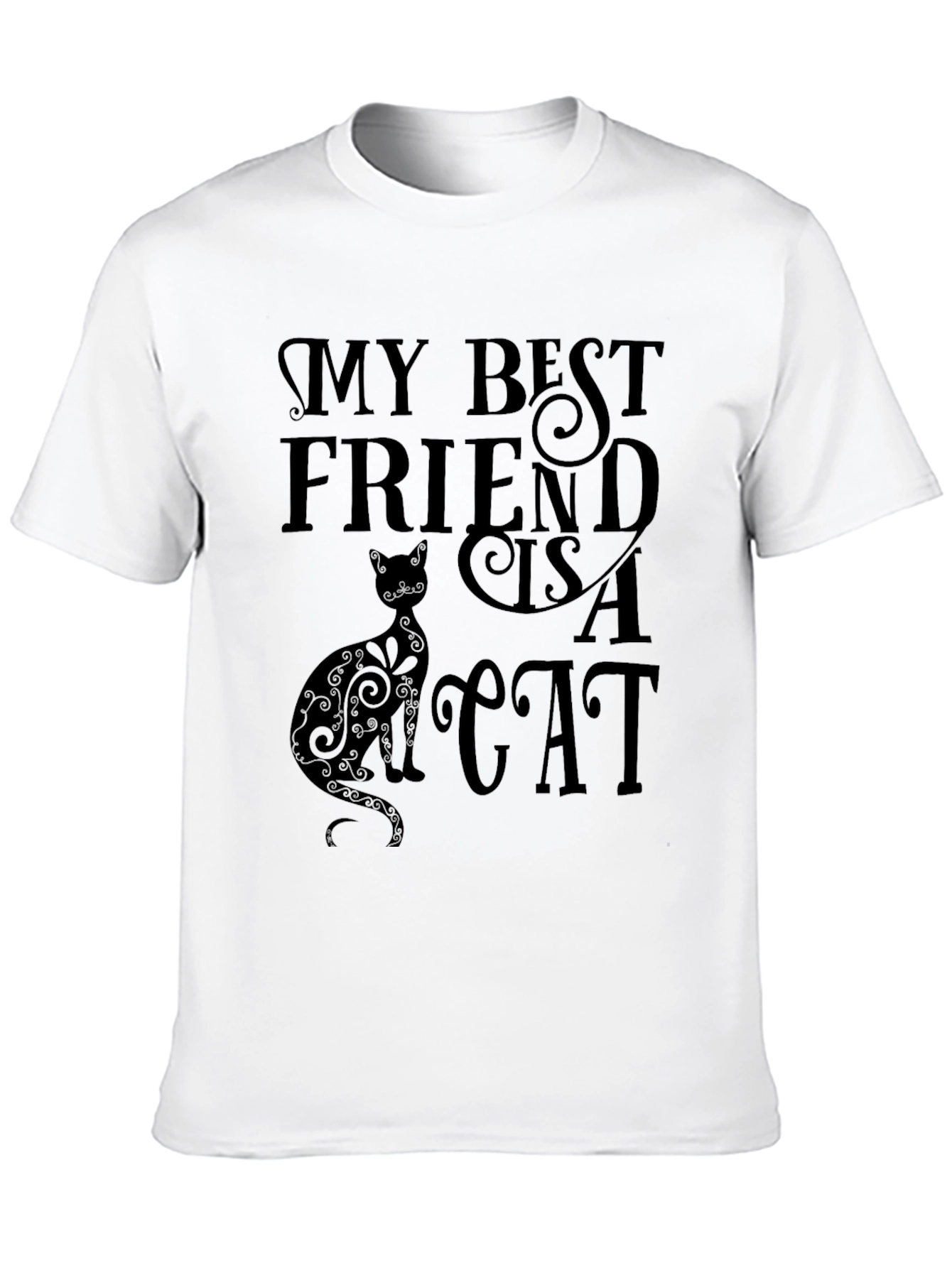 My Best Friend is a Cat Graphic Tee