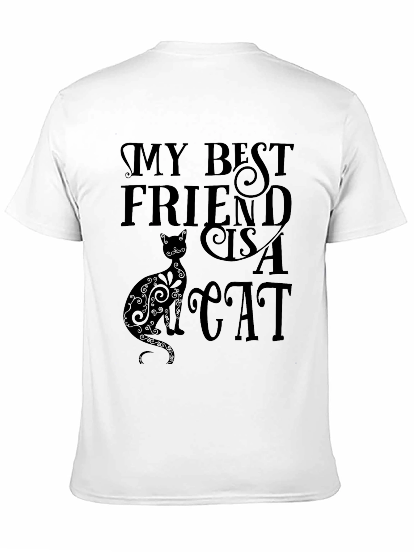 My Best Friend is a Cat Graphic Tee