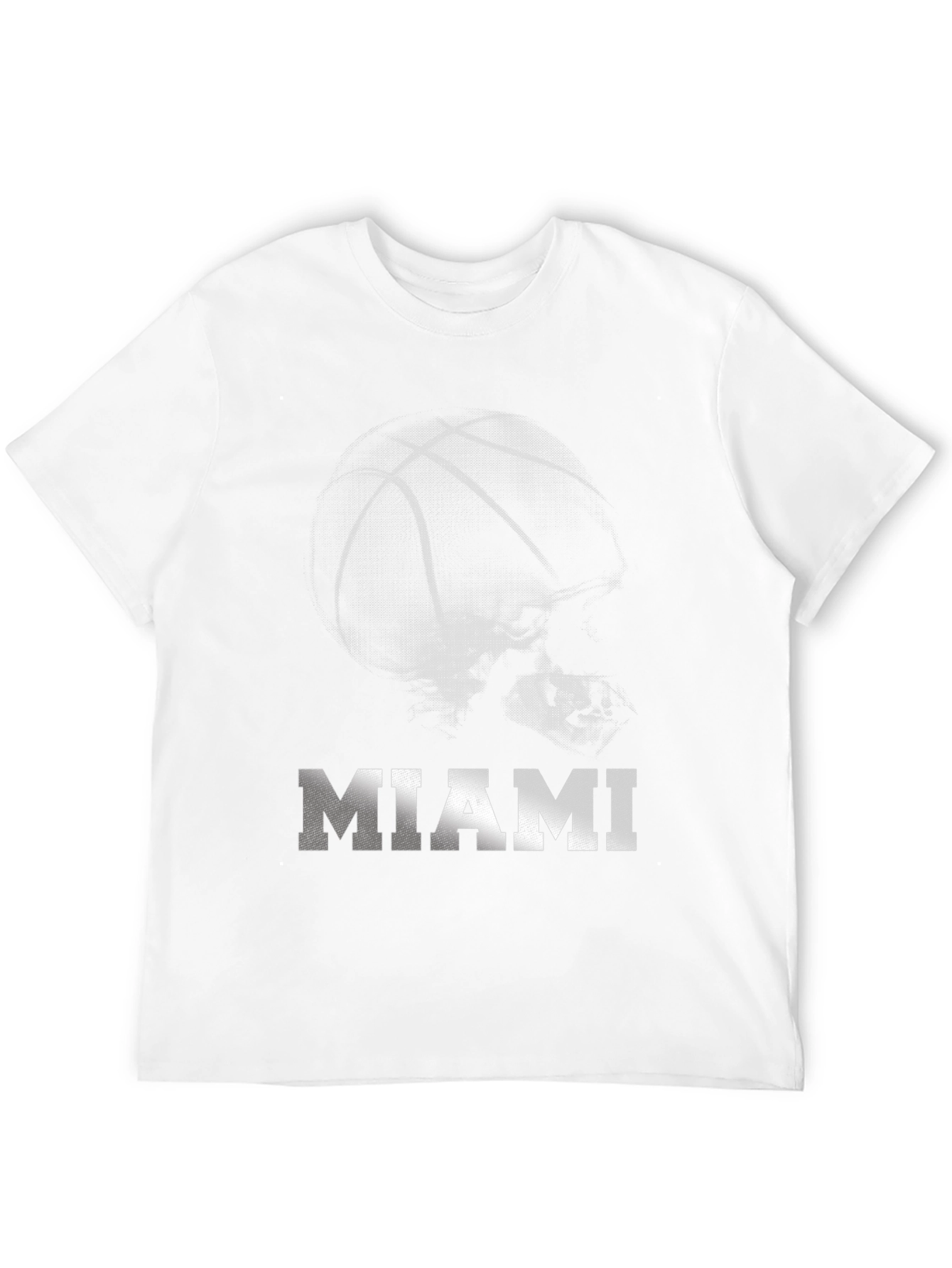 Miami Basketball Graphic T-Shirt - Stylish Mens Tee
