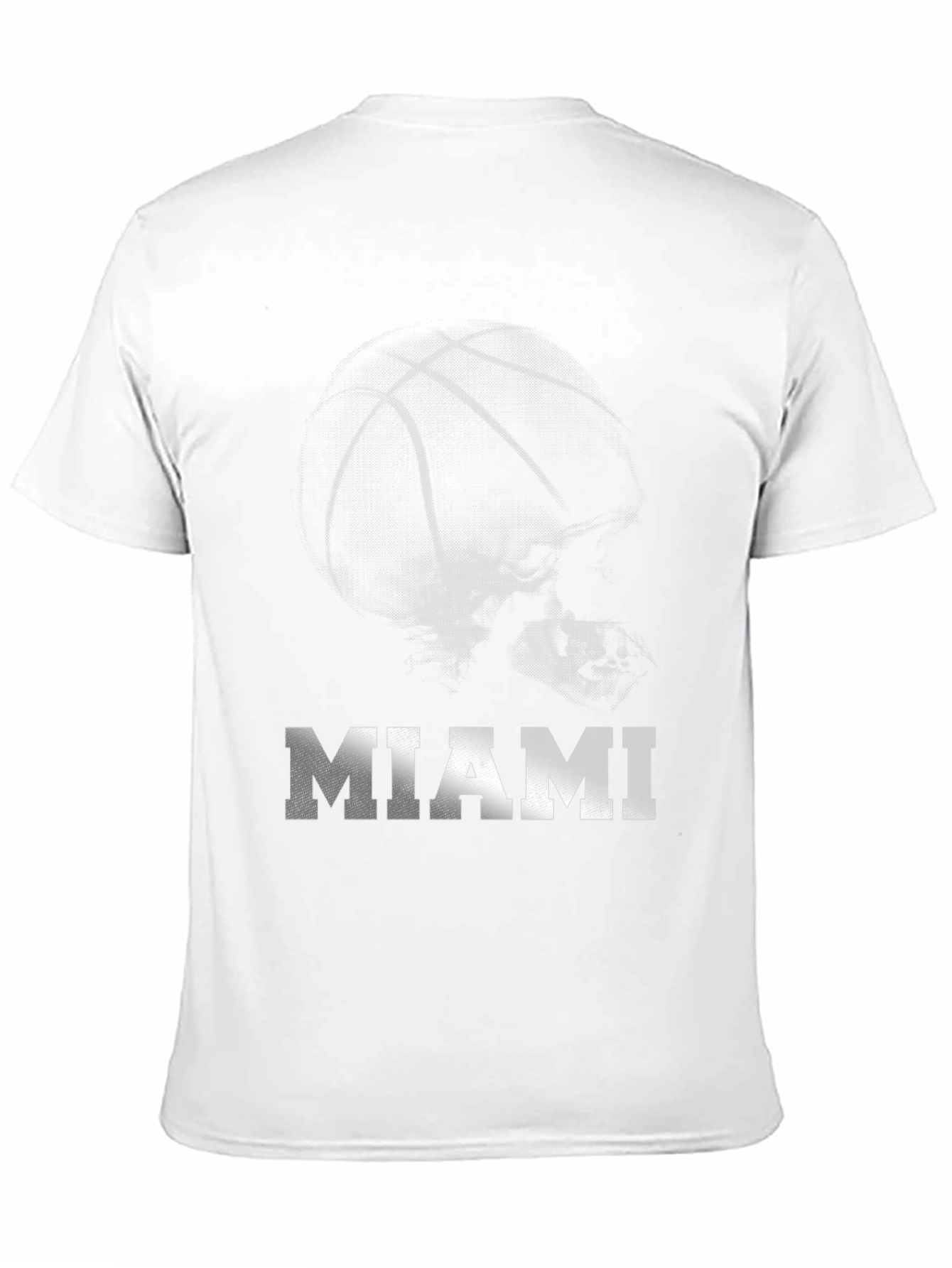 Miami Basketball Graphic T-Shirt - Stylish Mens Tee
