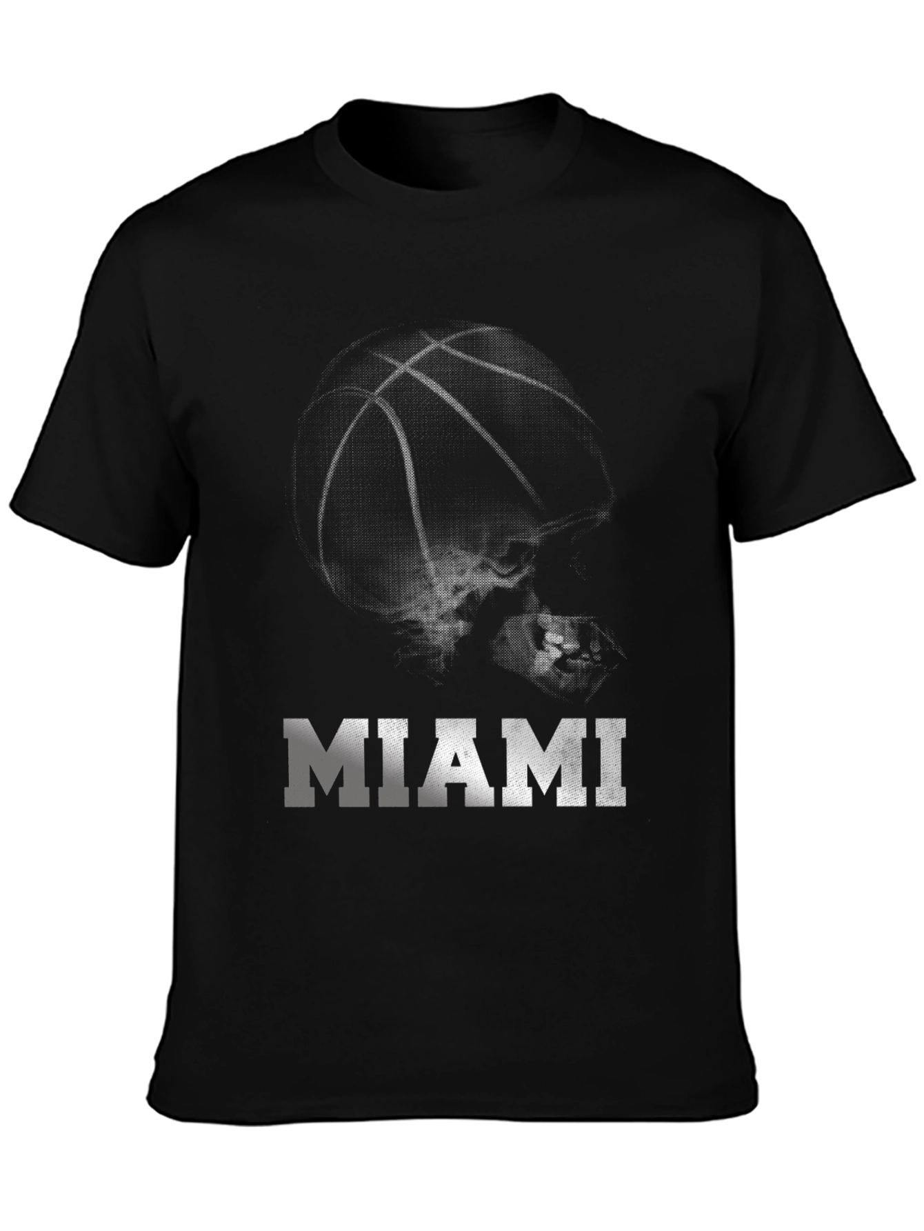 Miami Basketball Graphic T-Shirt - Stylish Mens Tee