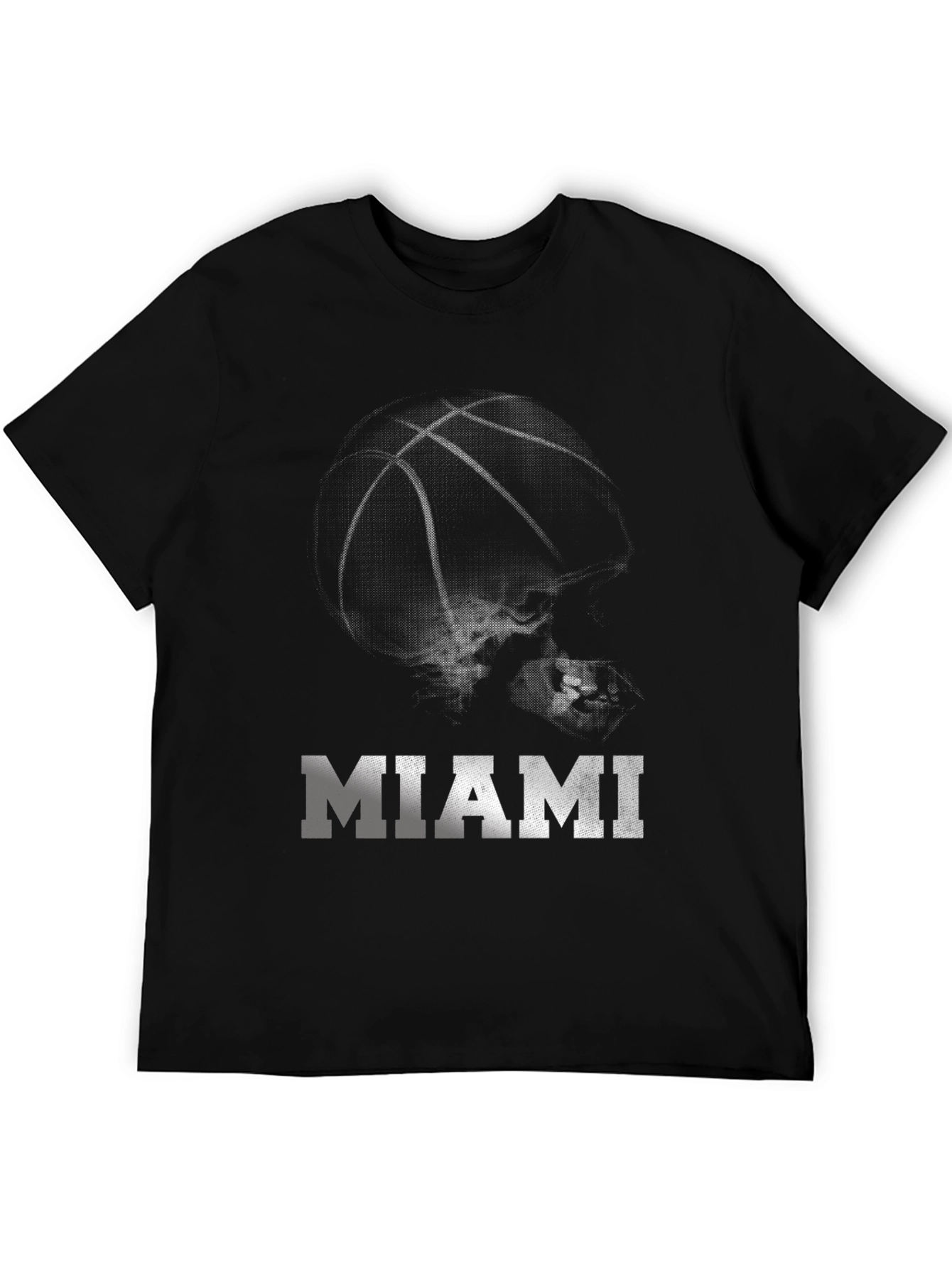 Miami Basketball Graphic T-Shirt - Stylish Mens Tee