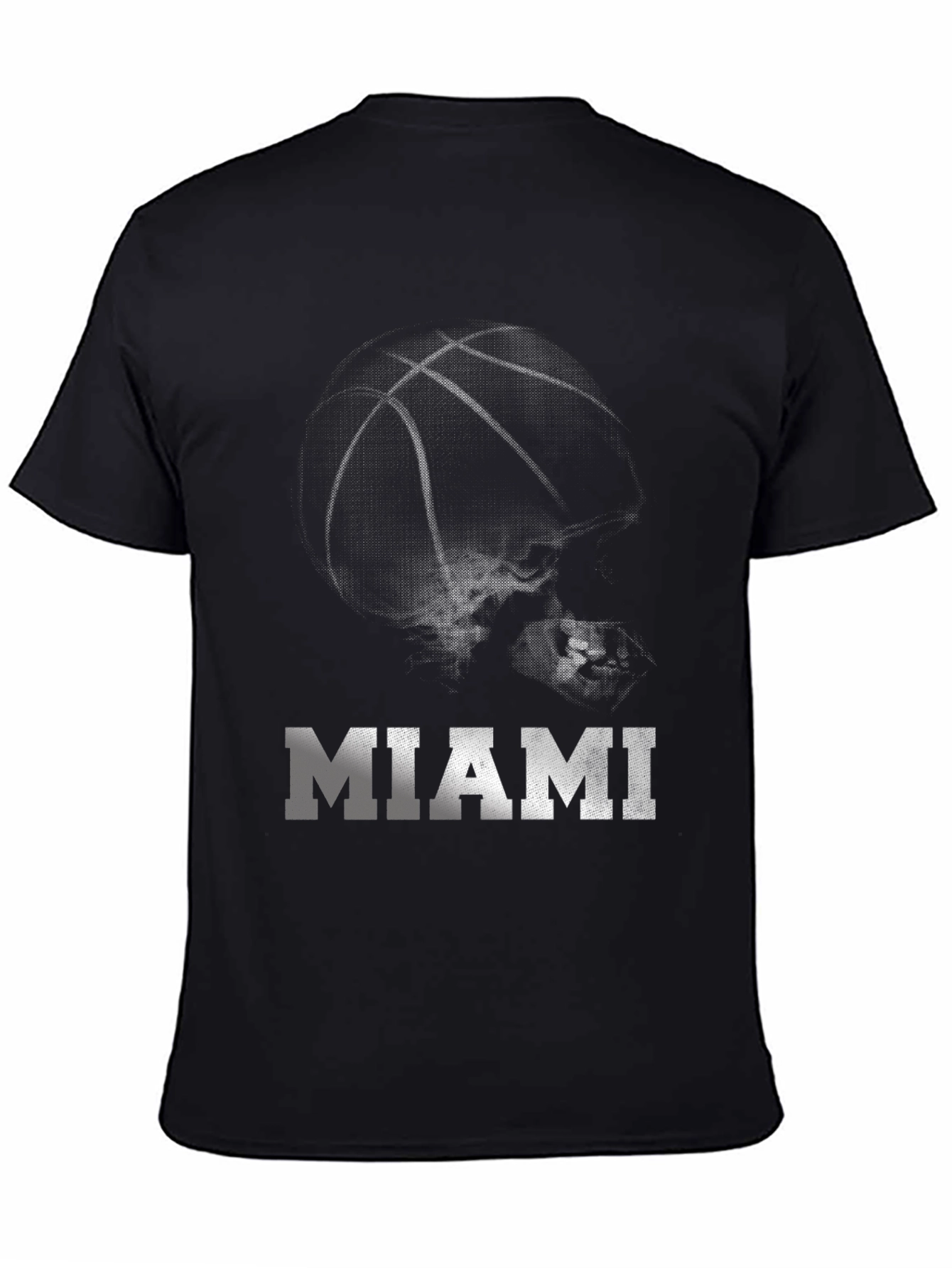 Miami Basketball Graphic T-Shirt - Stylish Mens Tee