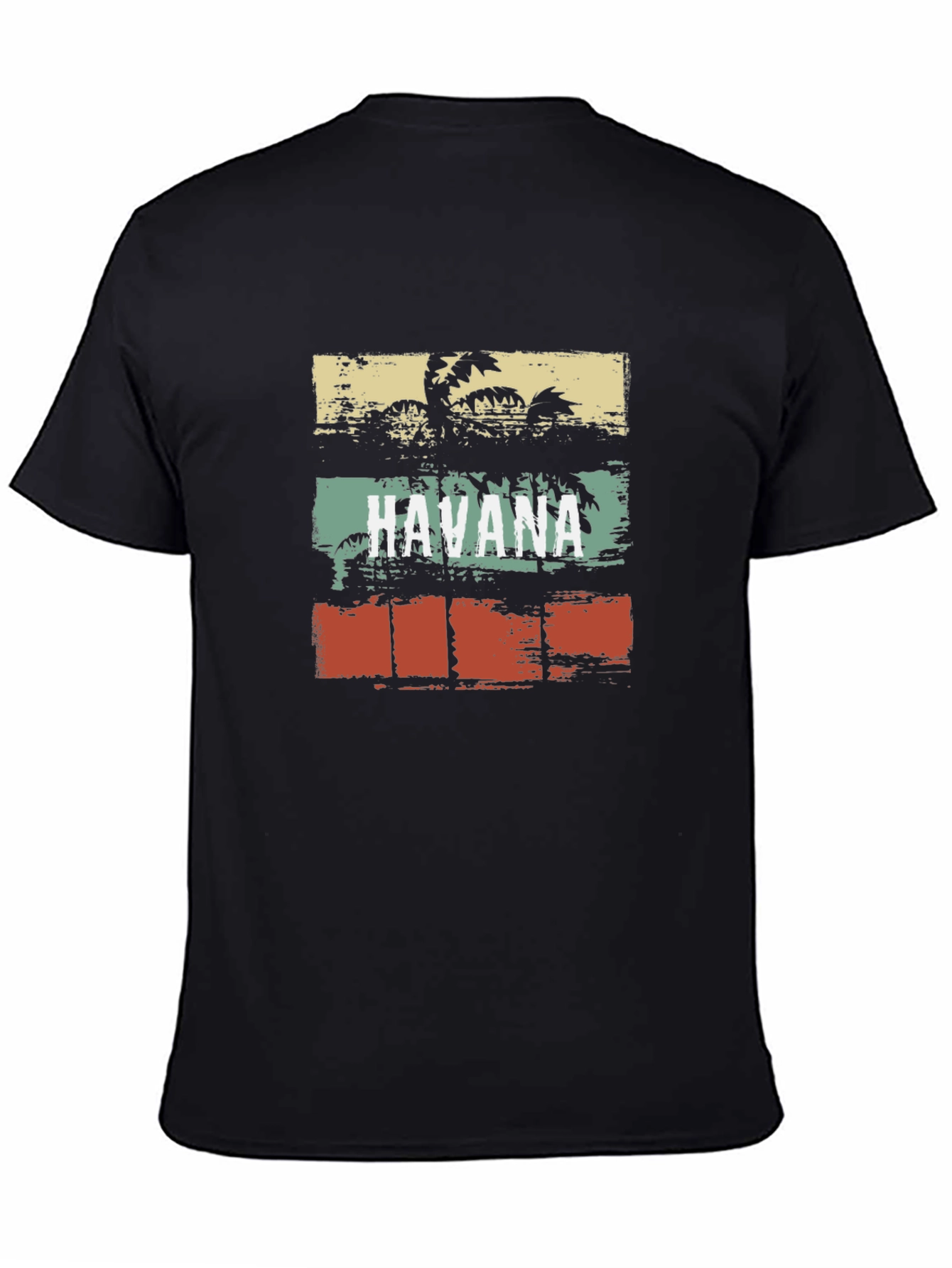 Havana Palm Tree Graphic T-Shirt