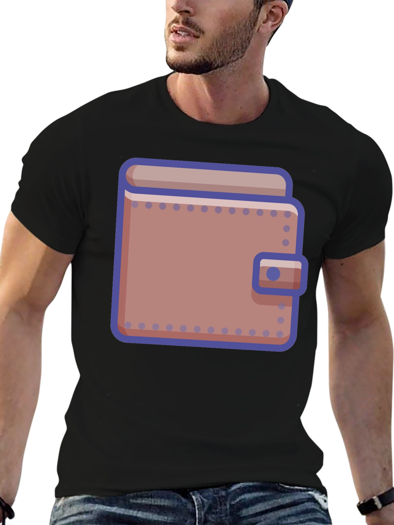 Wallet Graphic T-Shirt - Stylish Casual Wear