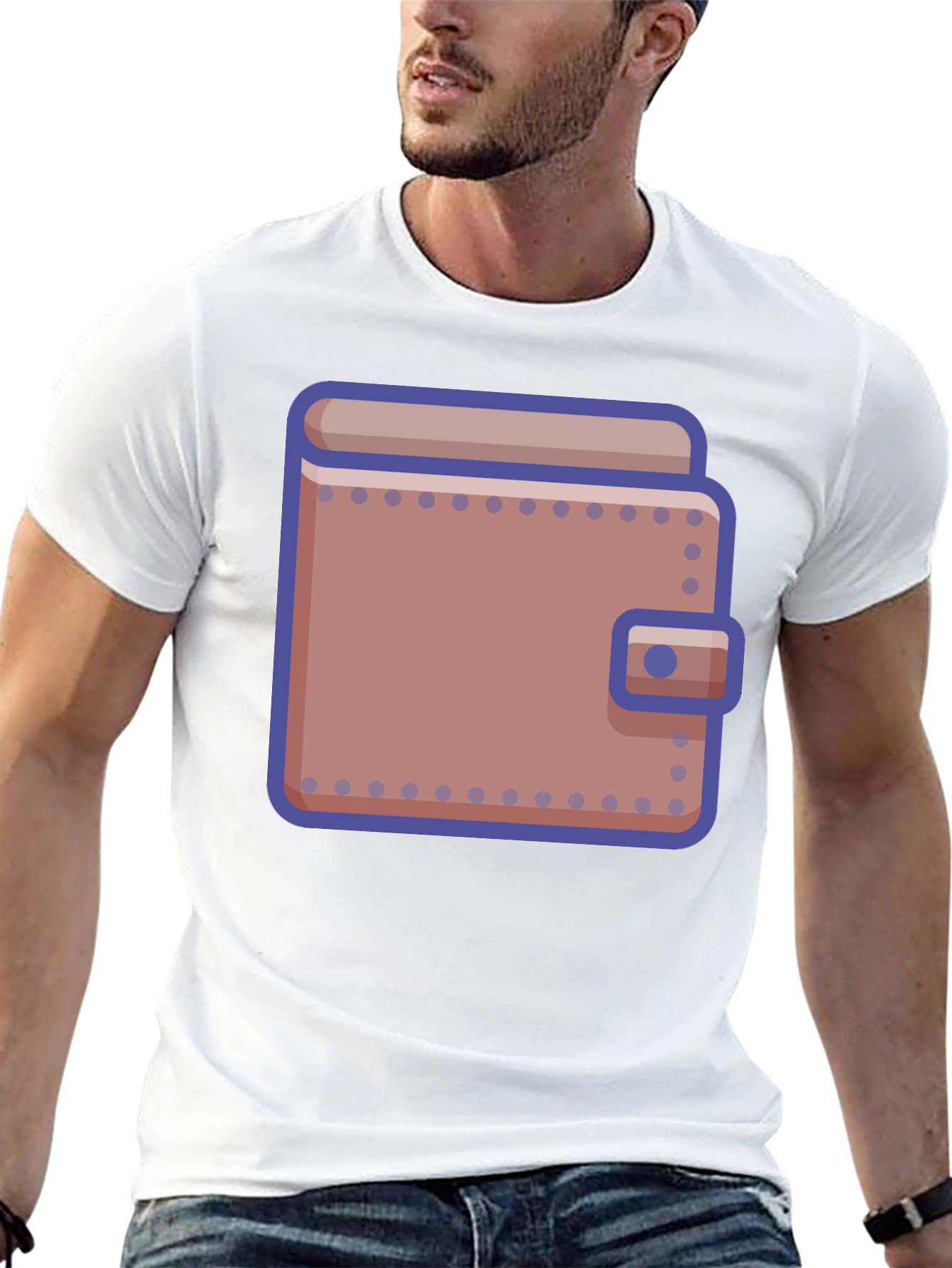 Wallet Graphic T-Shirt - Stylish Casual Wear