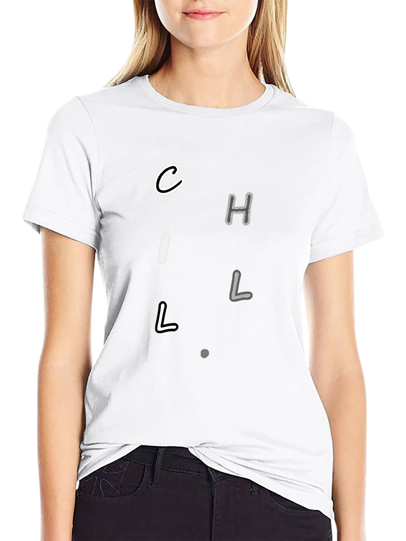 Chill Black T-Shirt for Men
