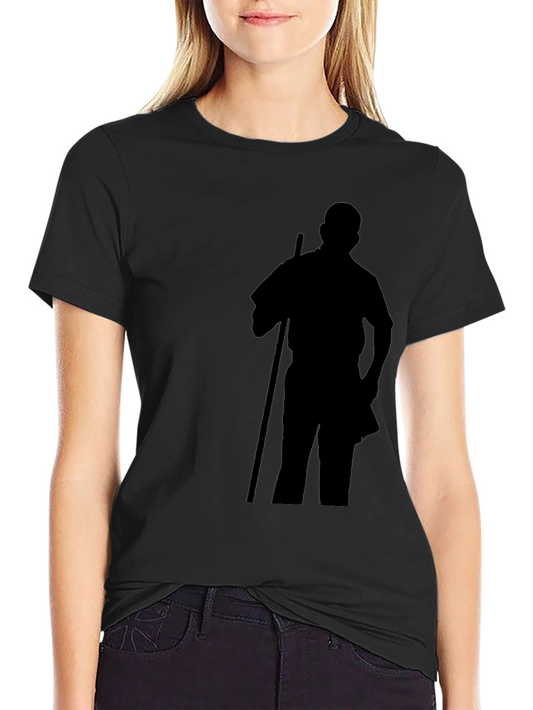 Silhouette Graphic Tee - Casual Black T-Shirt