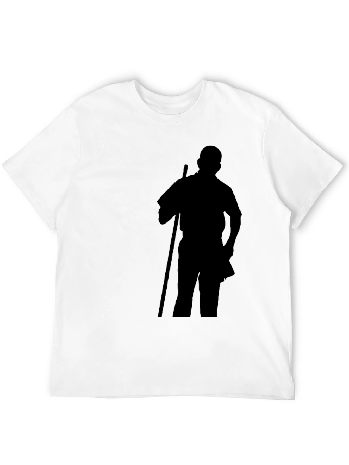 Silhouette Graphic Tee - Casual Black T-Shirt