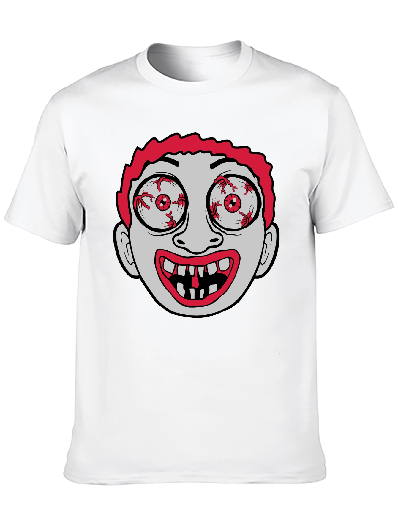Eye-Popping Cartoon Graphic T-Shirt