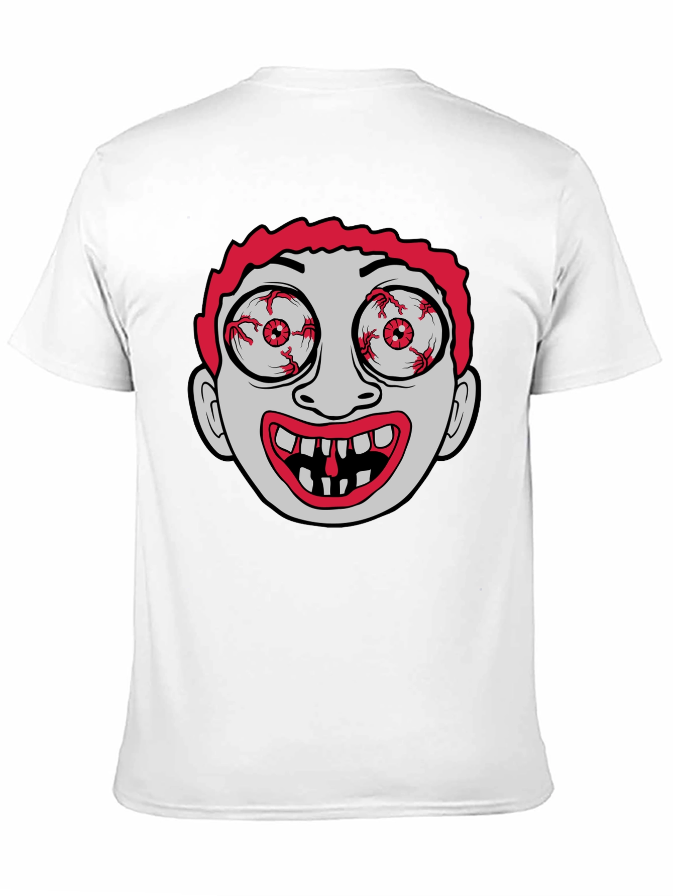 Eye-Popping Cartoon Graphic T-Shirt