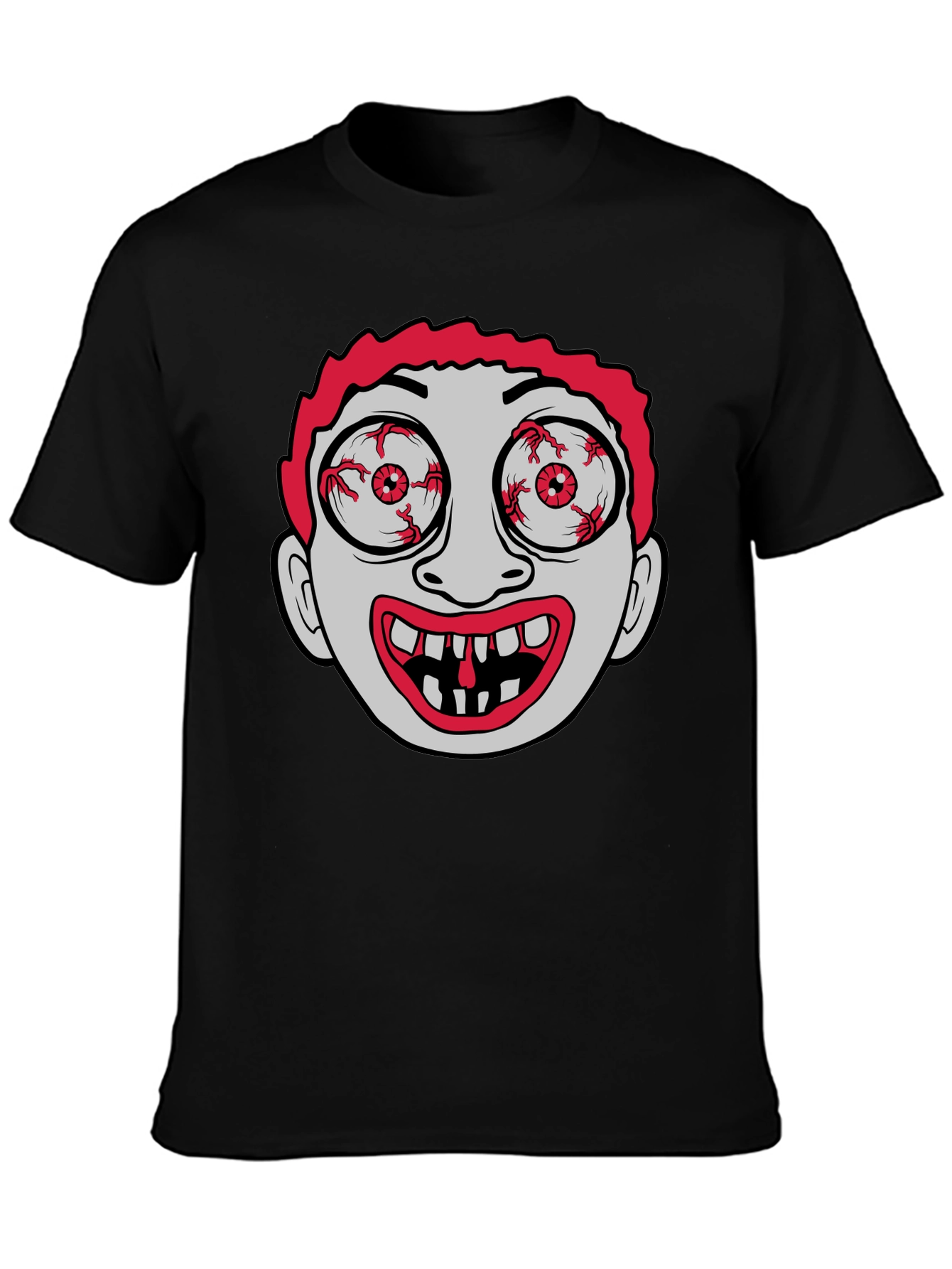 Eye-Popping Cartoon Graphic T-Shirt