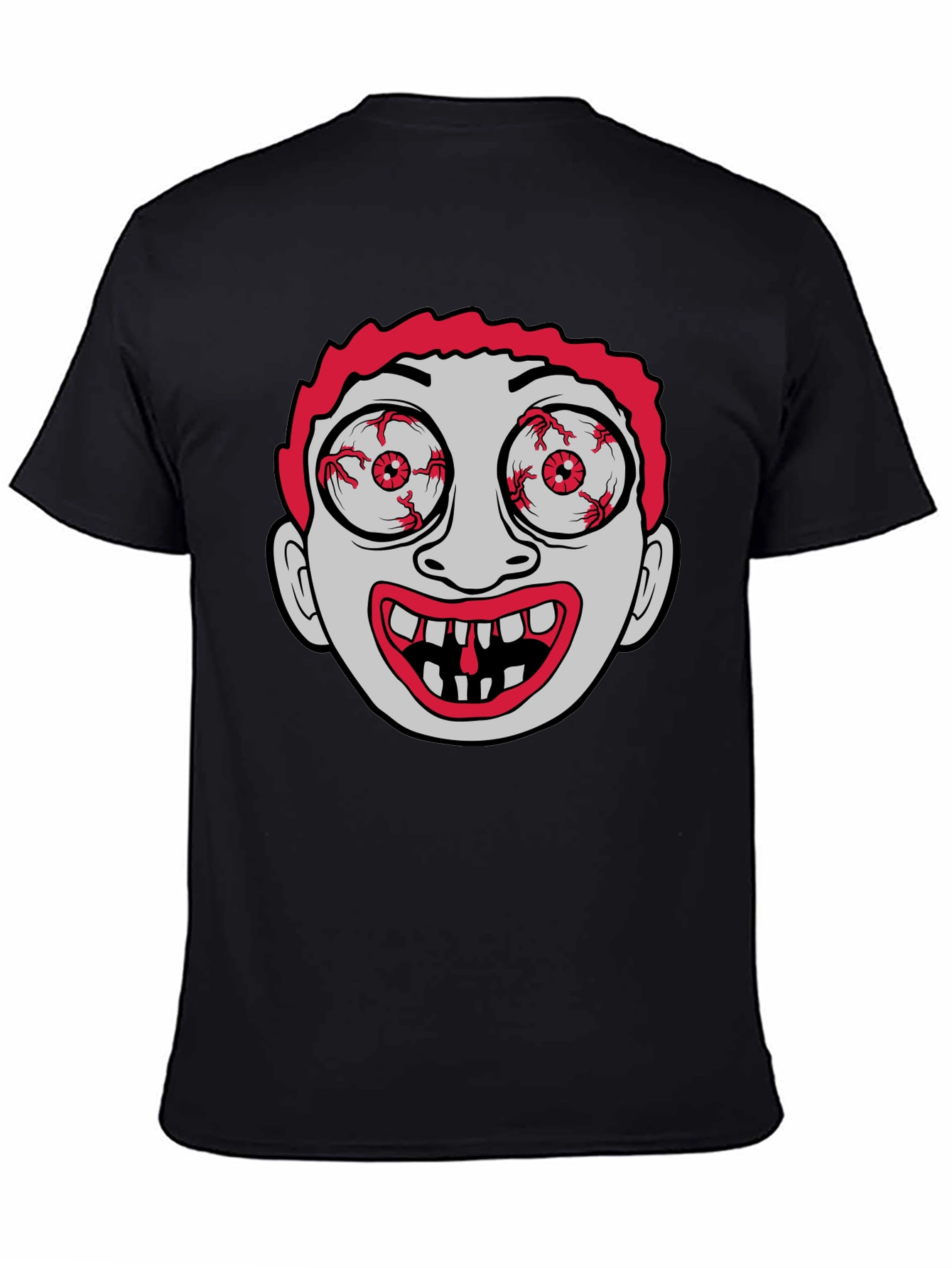 Eye-Popping Cartoon Graphic T-Shirt