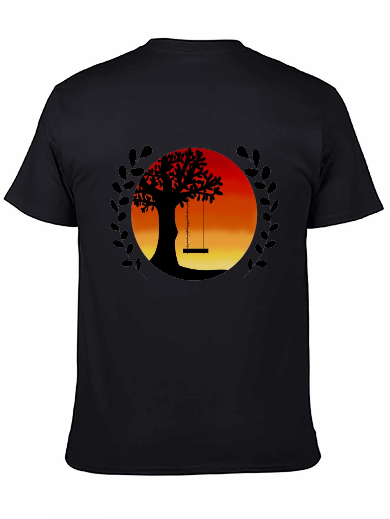Sunset Tree Swing Graphic Tee