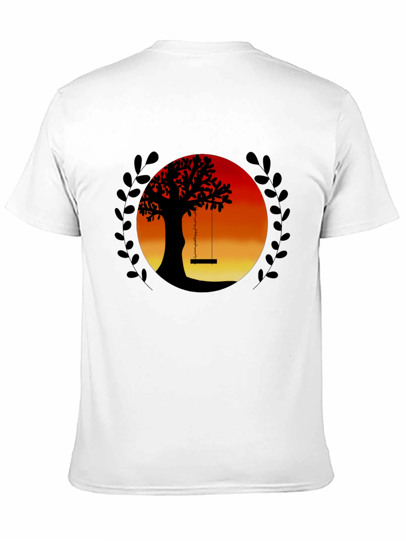 Sunset Tree Swing Graphic Tee