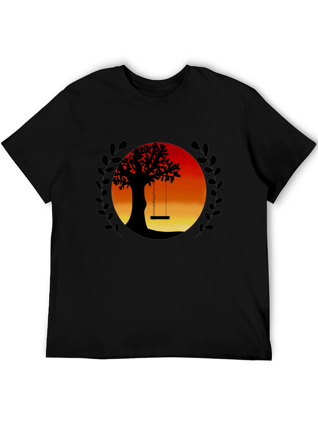 Sunset Tree Swing Graphic Tee