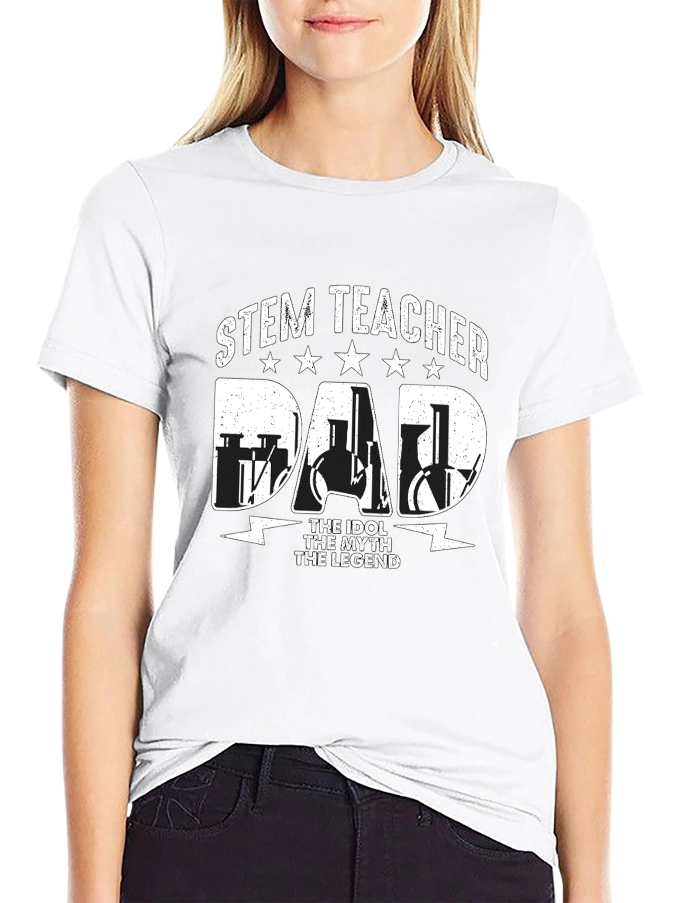 STEM Teacher Dad T-Shirt - The Legend!