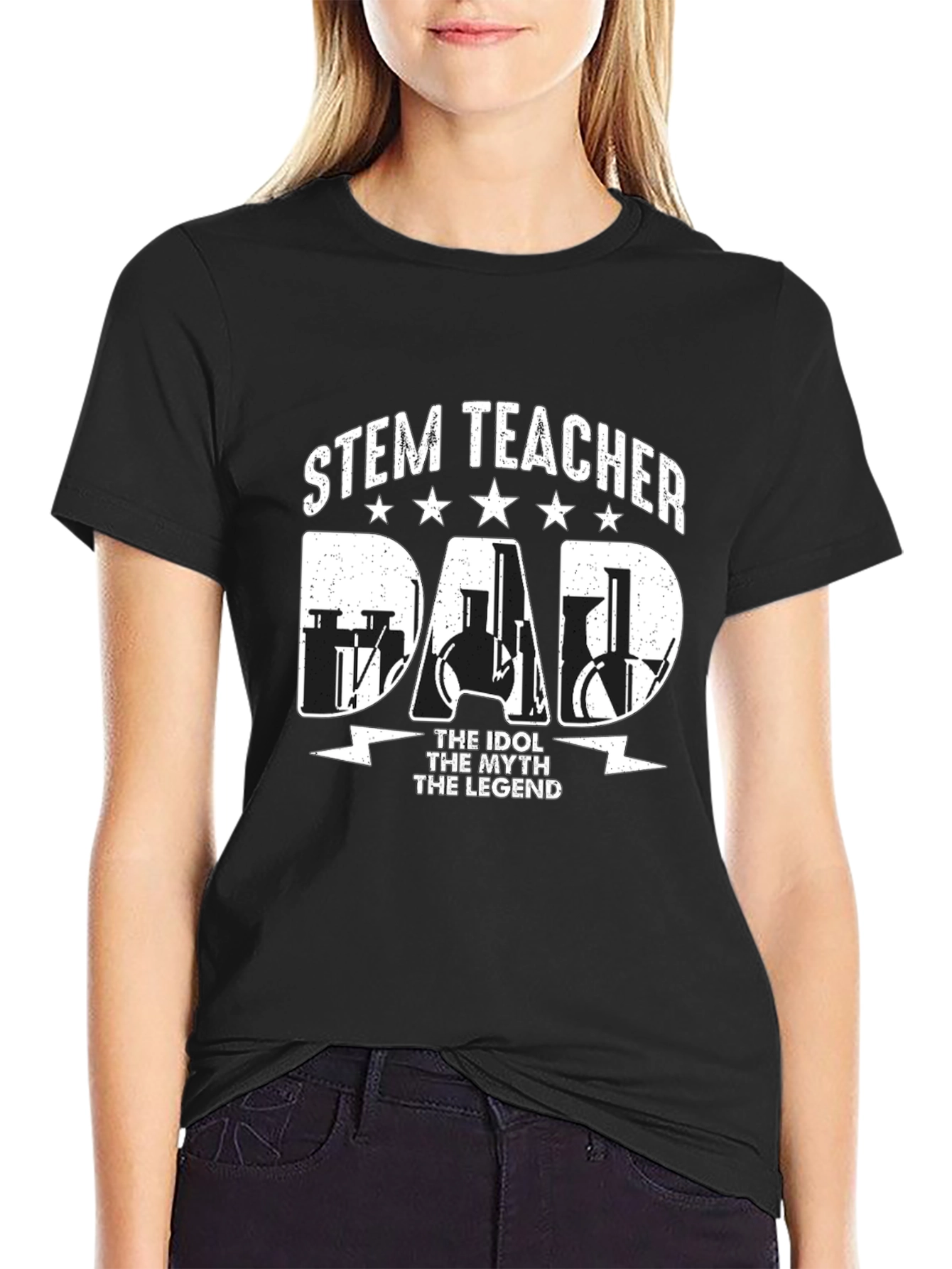 STEM Teacher Dad T-Shirt - The Legend!