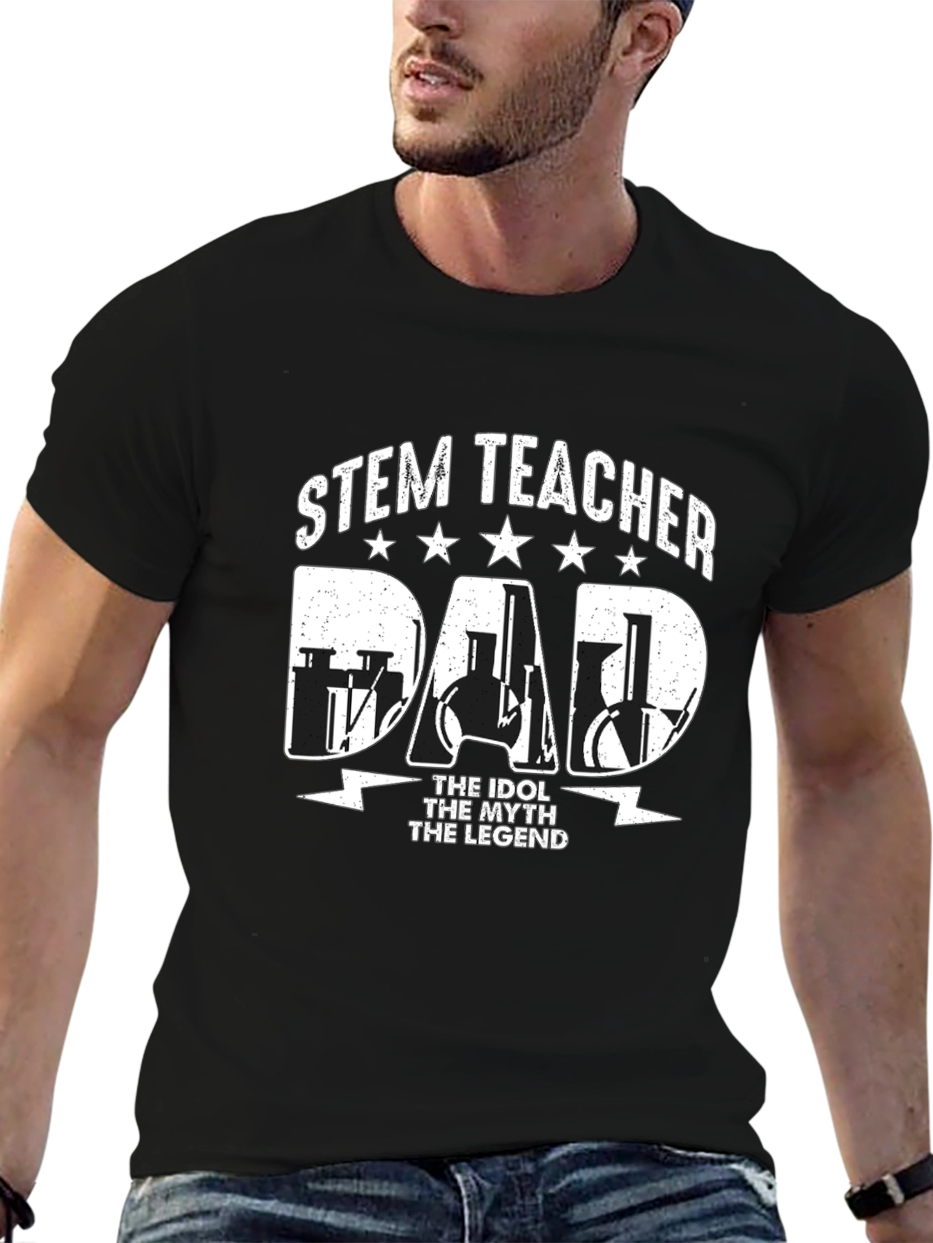 STEM Teacher Dad T-Shirt - The Legend!