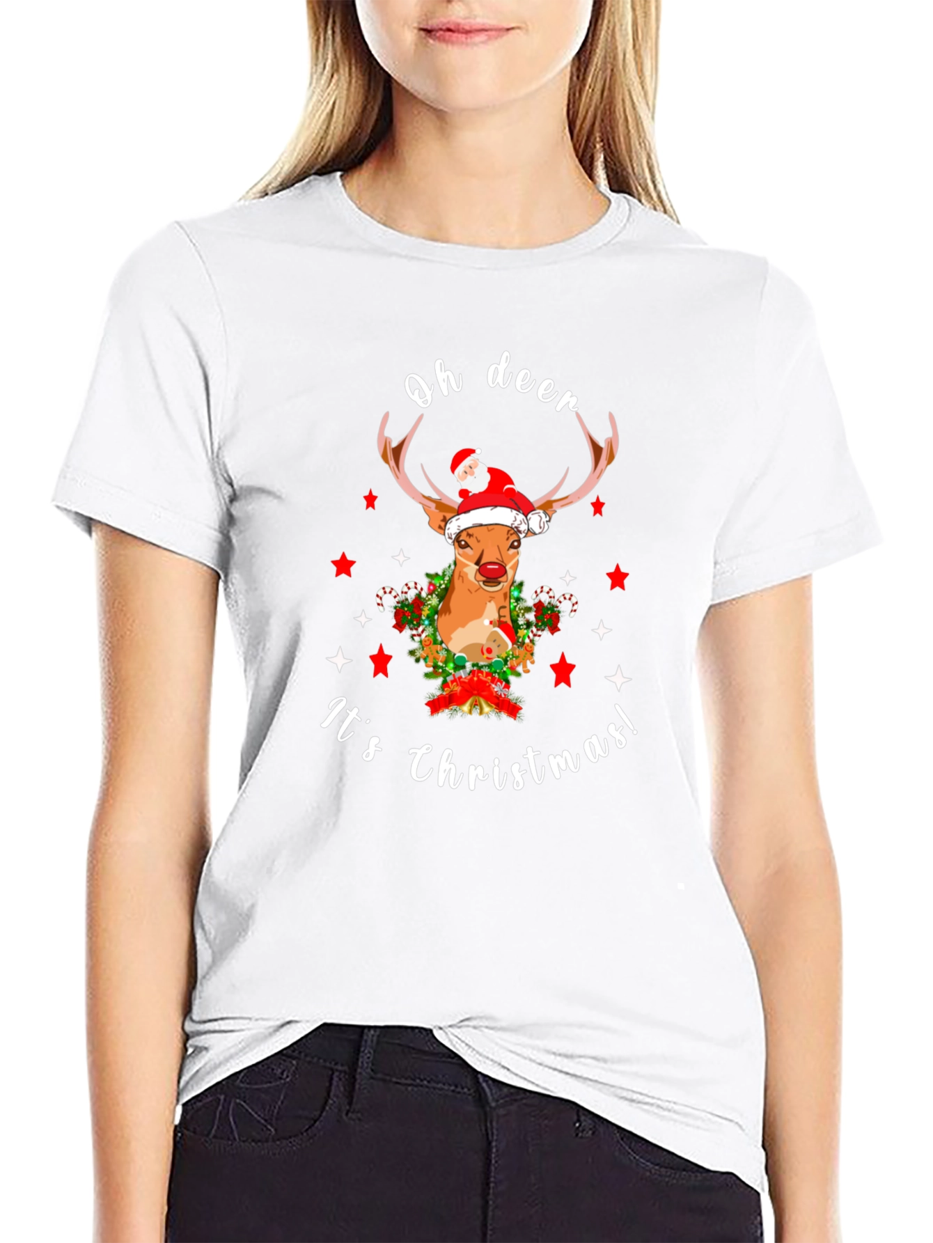 Oh Deer Its Christmas T-Shirt