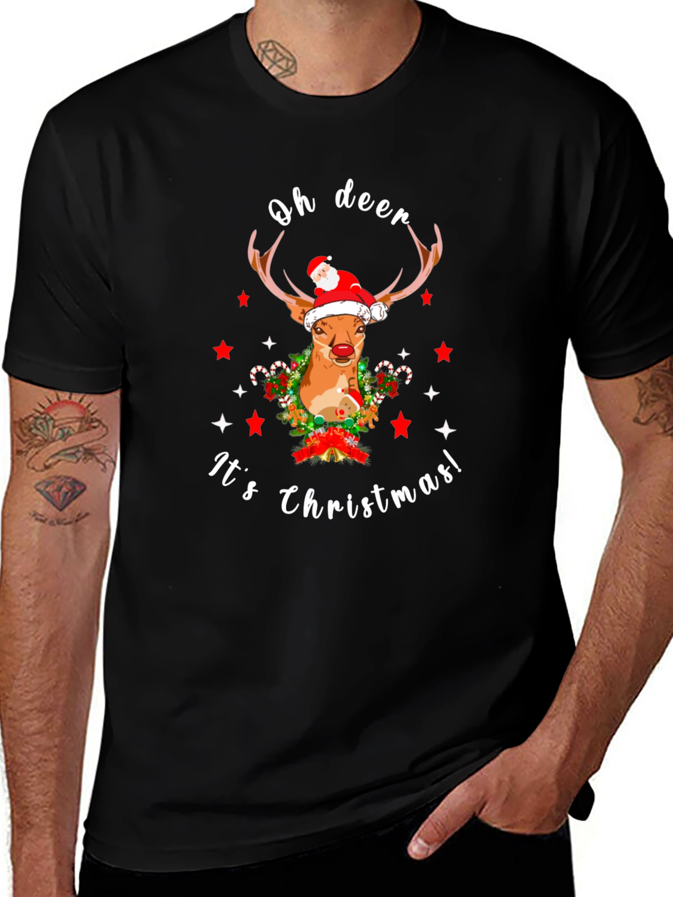 Oh Deer Its Christmas T-Shirt