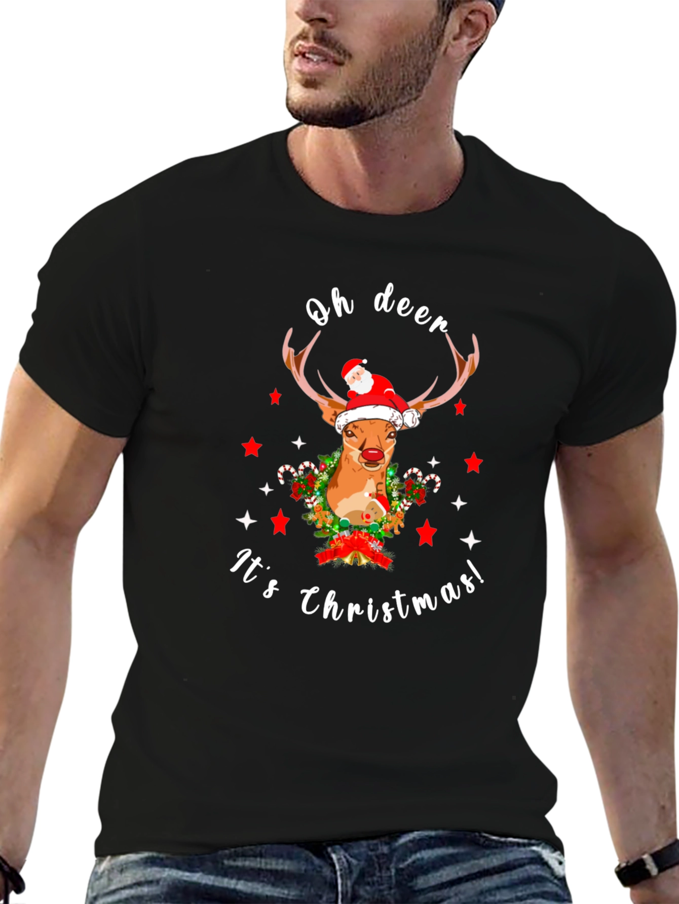 Oh Deer Its Christmas T-Shirt