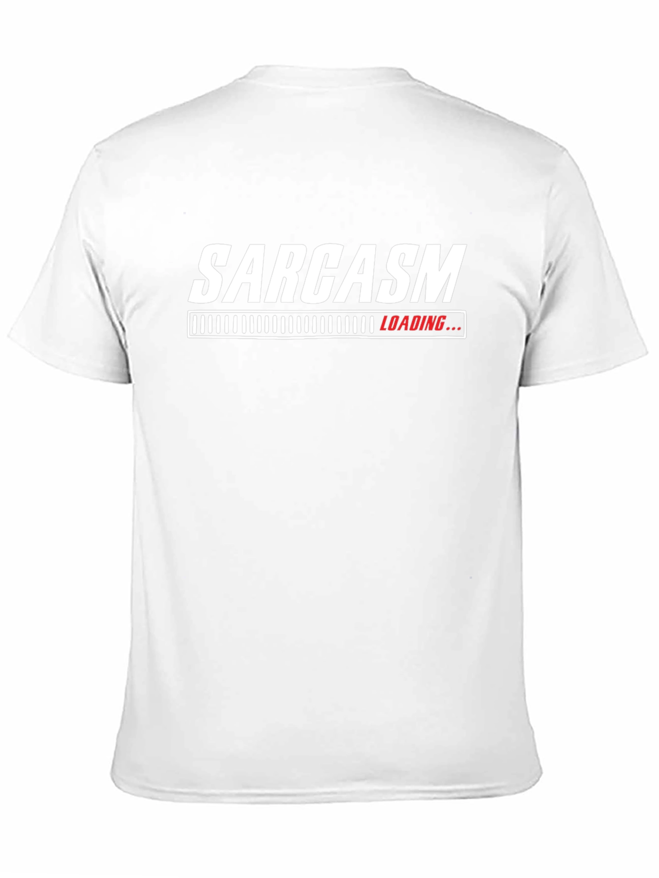Sarcasm Loading Funny Graphic Tee - Black
