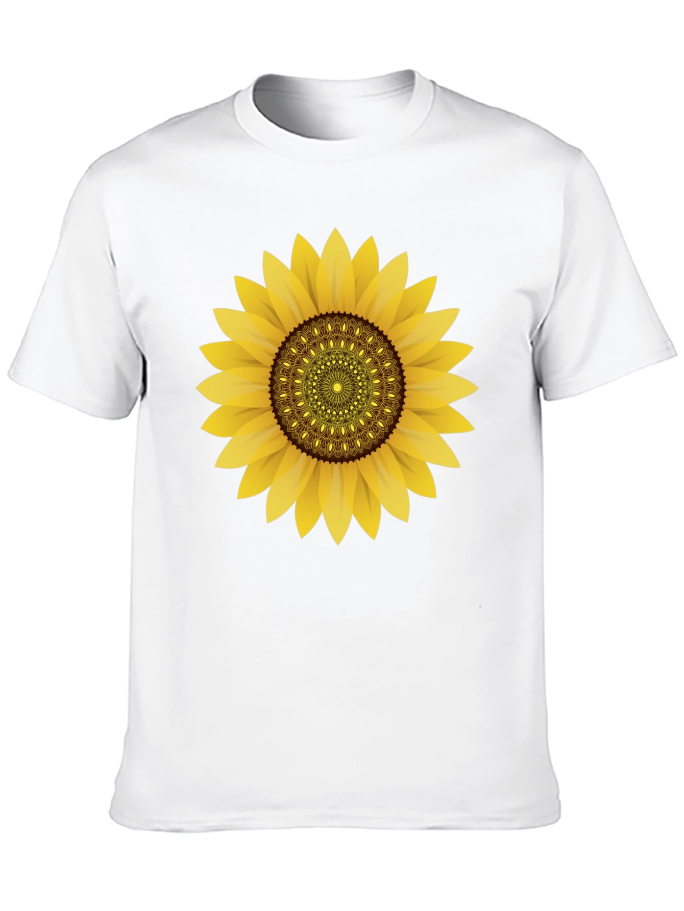 Sunflower Graphic Black T-Shirt