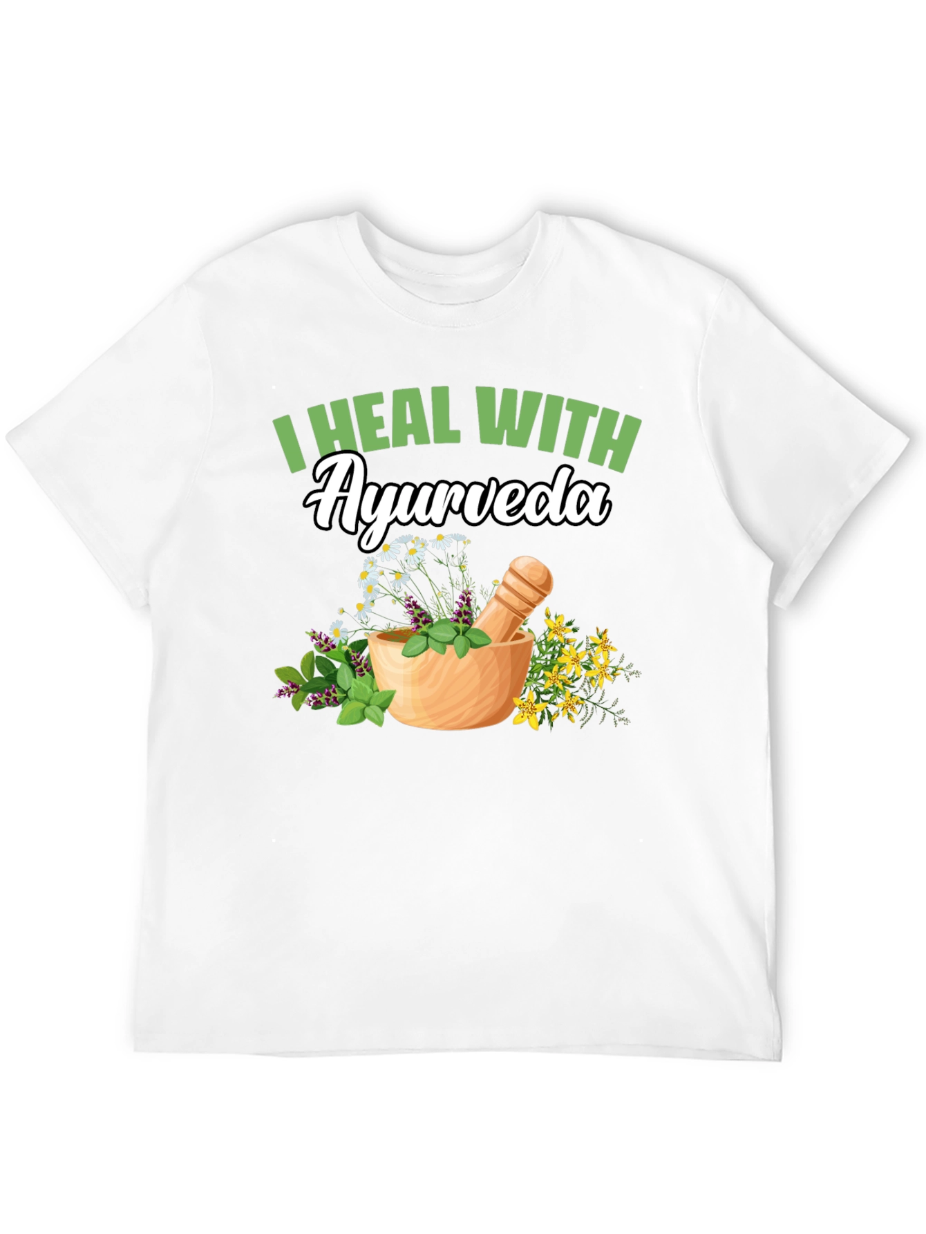 Ayurveda Healing T-Shirt - Natural Remedy Design