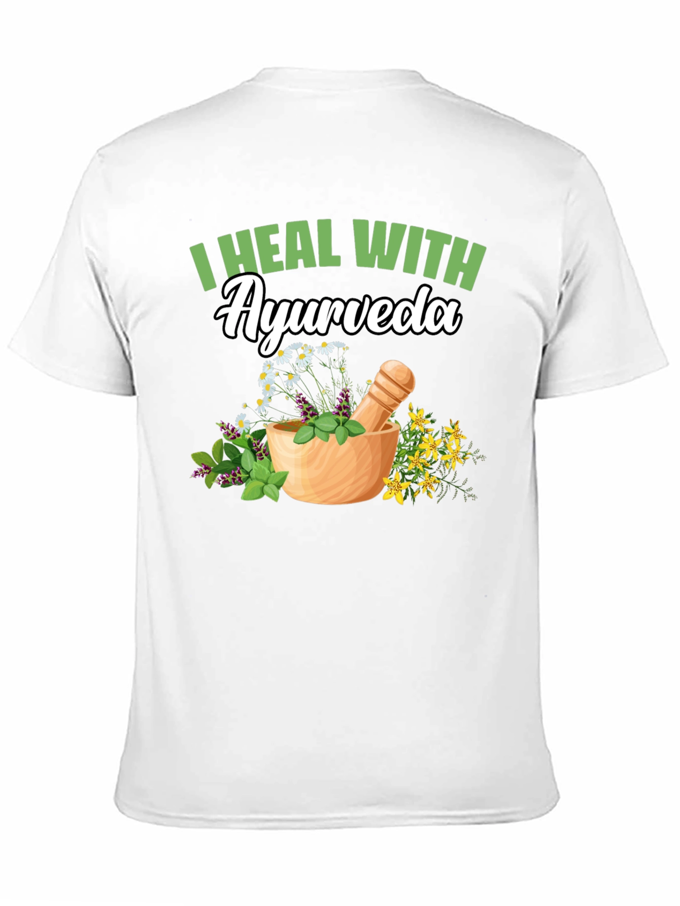Ayurveda Healing T-Shirt - Natural Remedy Design
