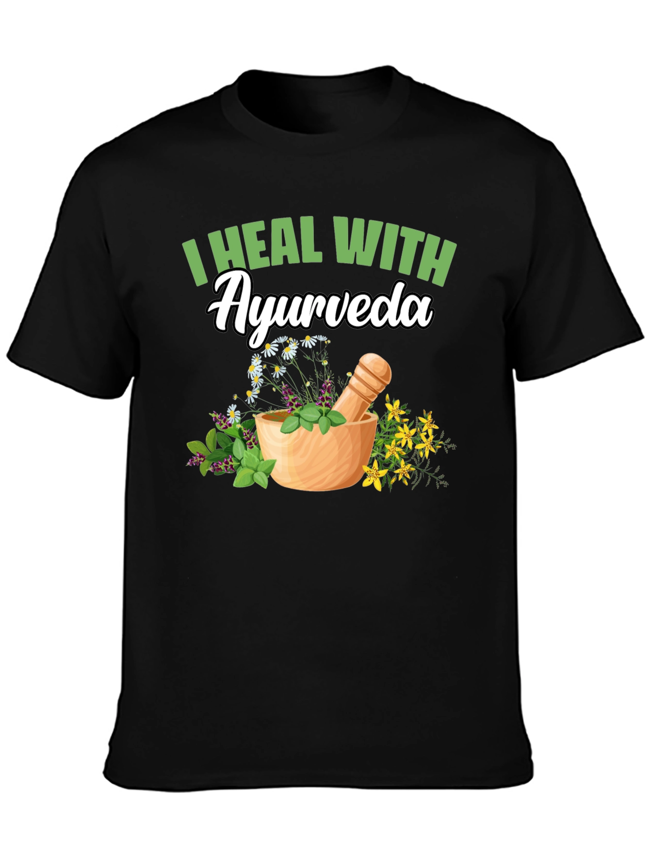Ayurveda Healing T-Shirt - Natural Remedy Design
