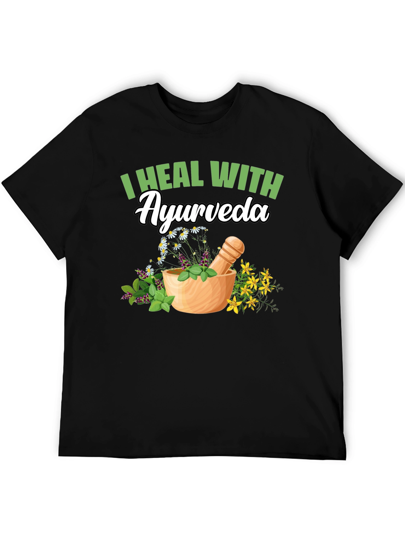 Ayurveda Healing T-Shirt - Natural Remedy Design